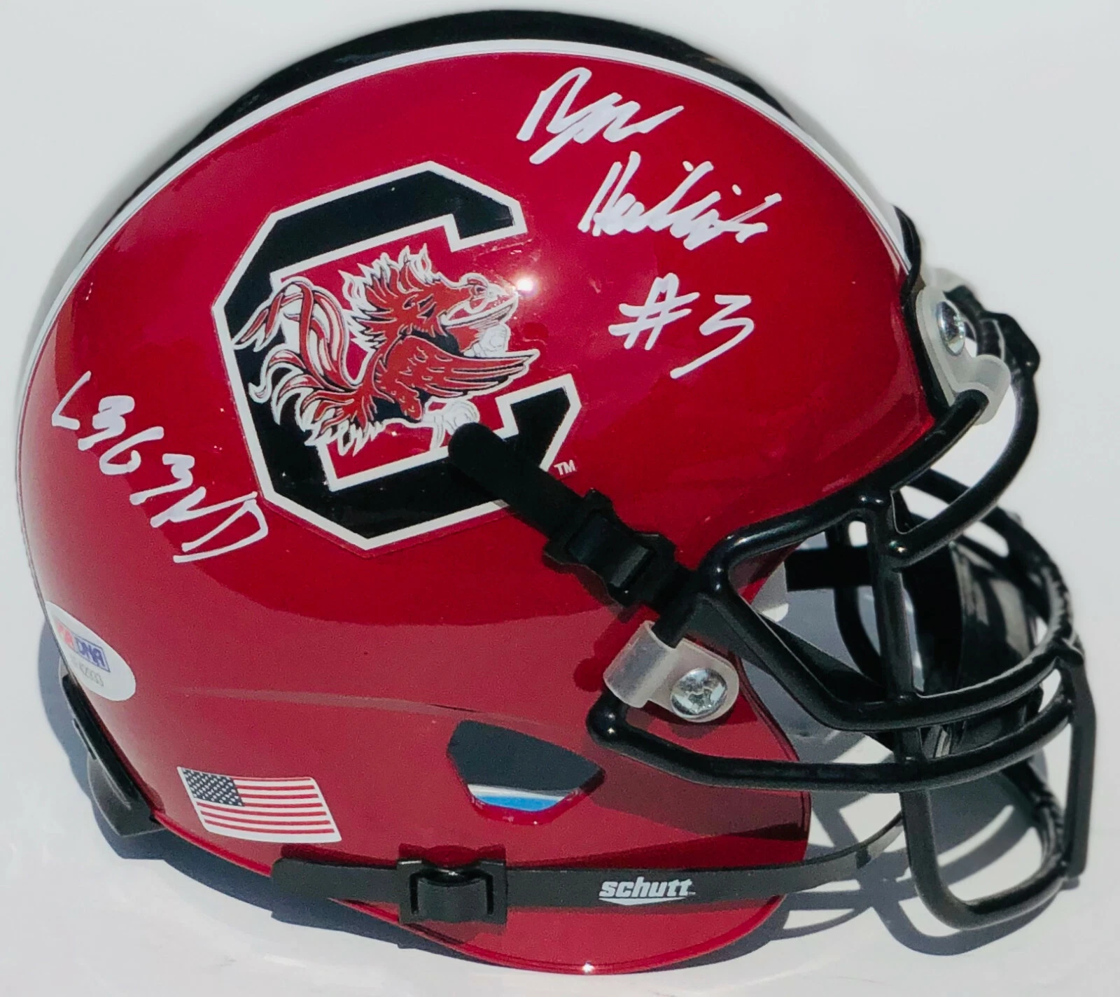 PSA/DNA South Carolina Gamecocks RYAN HILINSKI Signed Autographed Mini Helmet