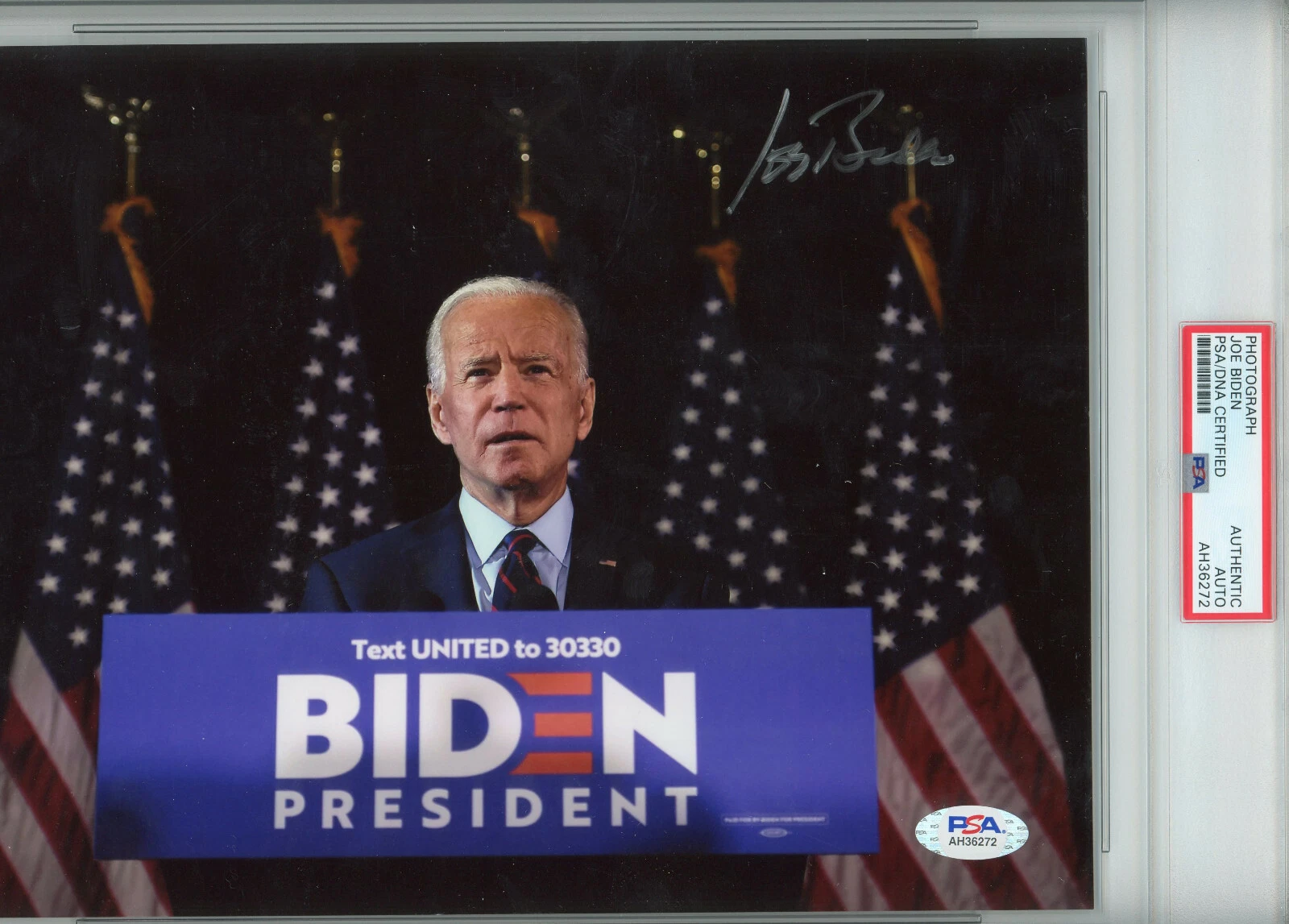 PSA/DNA 46th US President JOE BIDEN Signed Autographed Historical 8x10 Photo