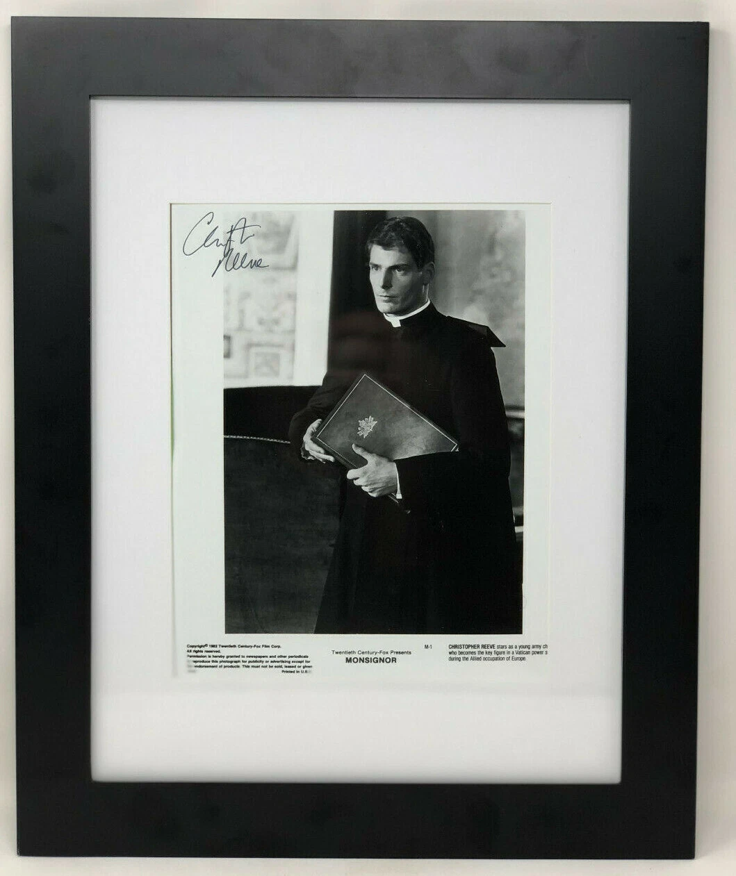 PSA/DNA Superman CHRISTOPHER REEVE Signed Autographed FRAMED 8x10 Movie Photo