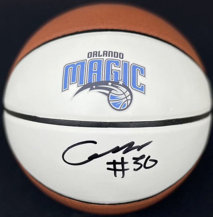 PSA/DNA Orlando Magic COLE ANTHONY Signed Autographed Logo Basketball ROY?!?