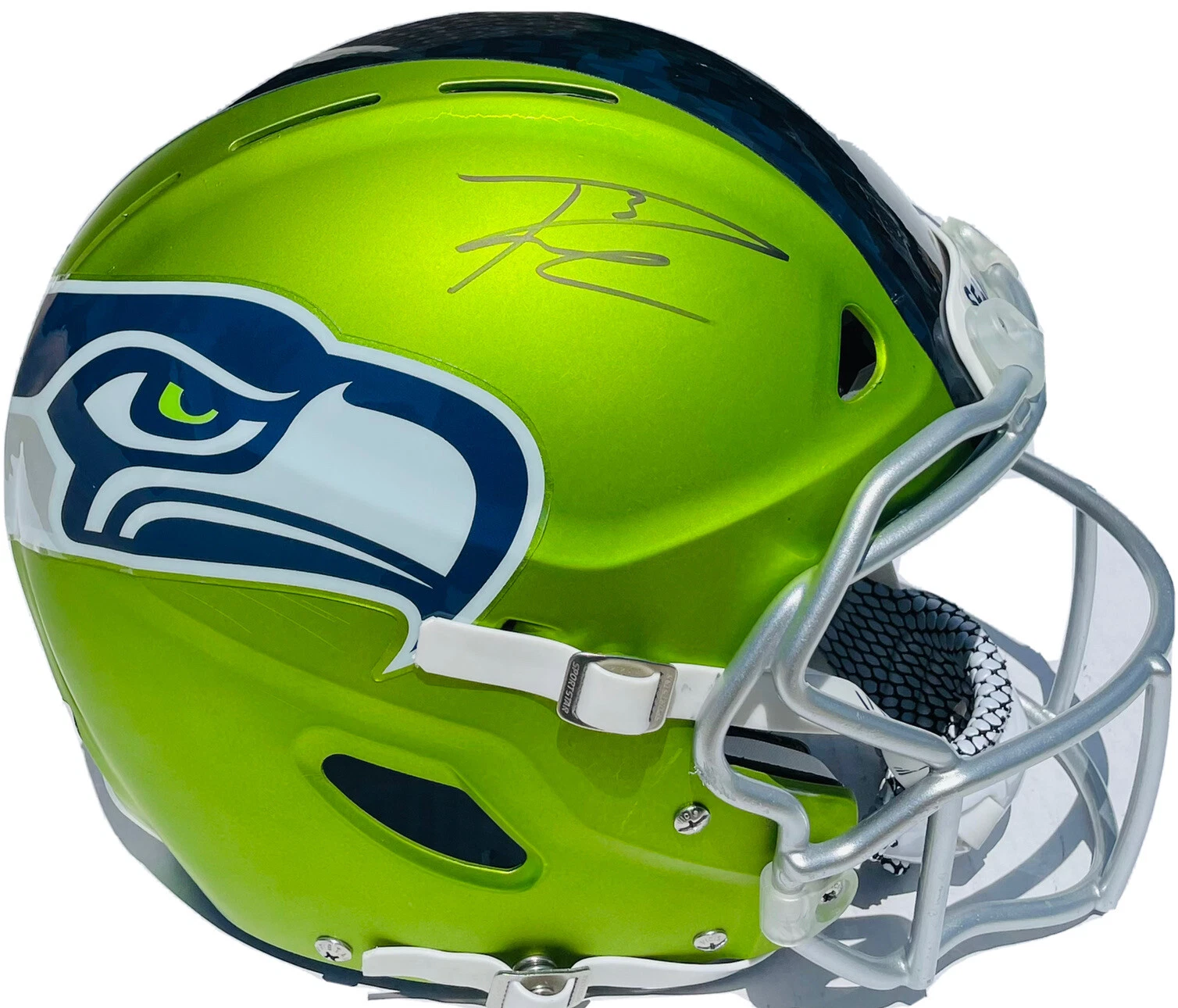 Seattle Seahawks #3 RUSSELL WILSON Autographed ON FIELD Vicis Helmet RUSS HOLO