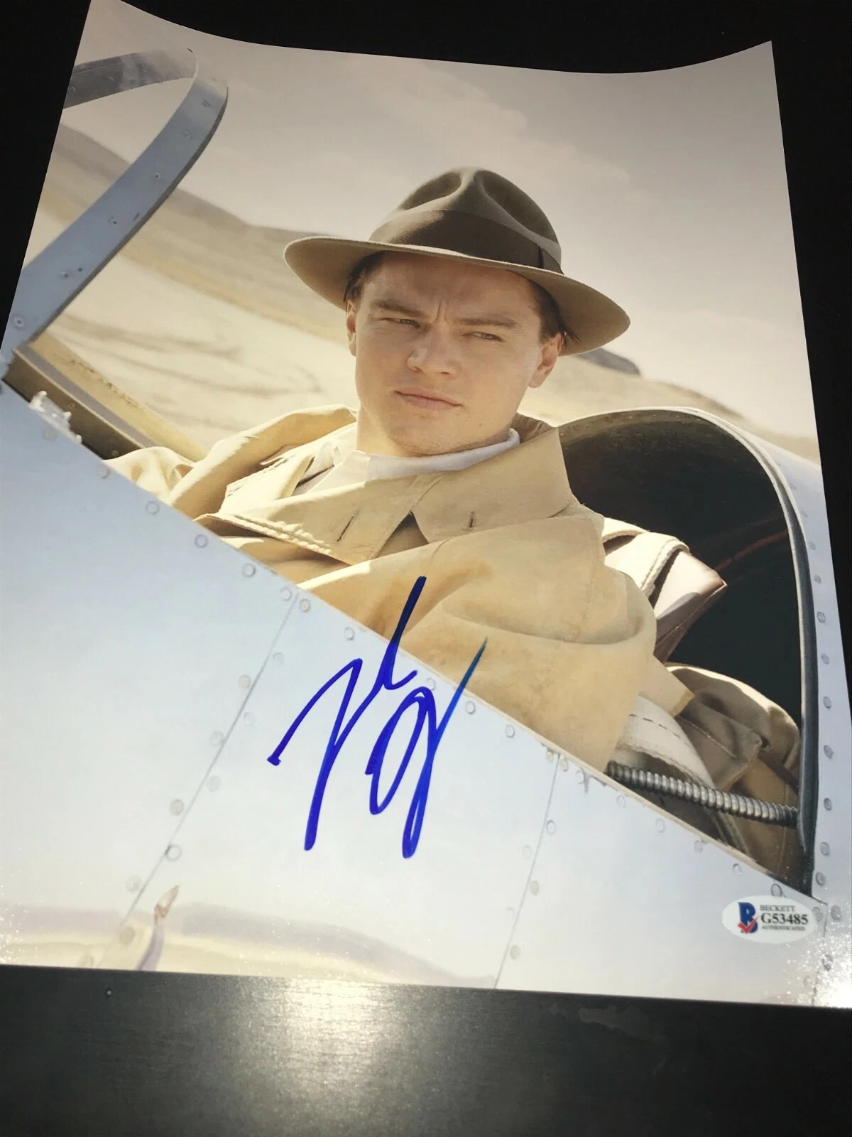 LEONARDO DICAPRIO SIGNED AUTOGRAPH 11x14 PHOTO AVIATOR OSCAR MOVIE BECKETT BAS
