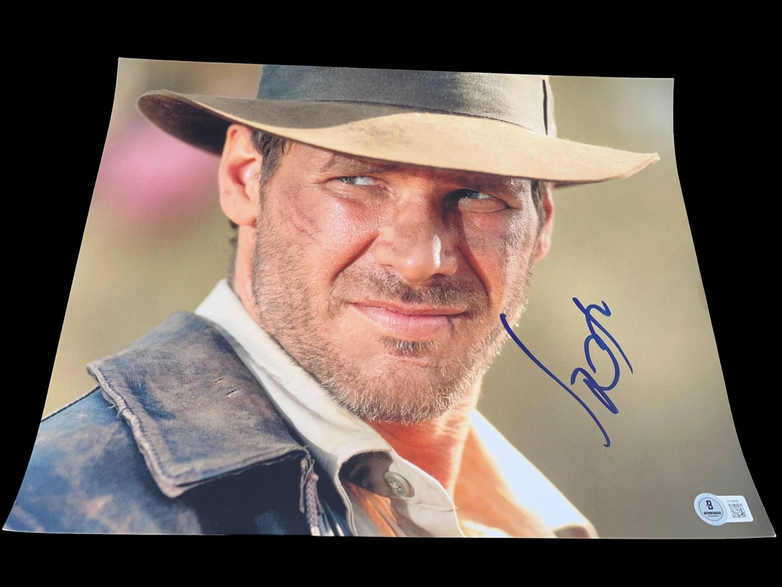 HARRISON FORD SIGNED AUTOGRAPH 11x14 PHOTO INDIANA JONES STAR WARS BECKETT BAS D