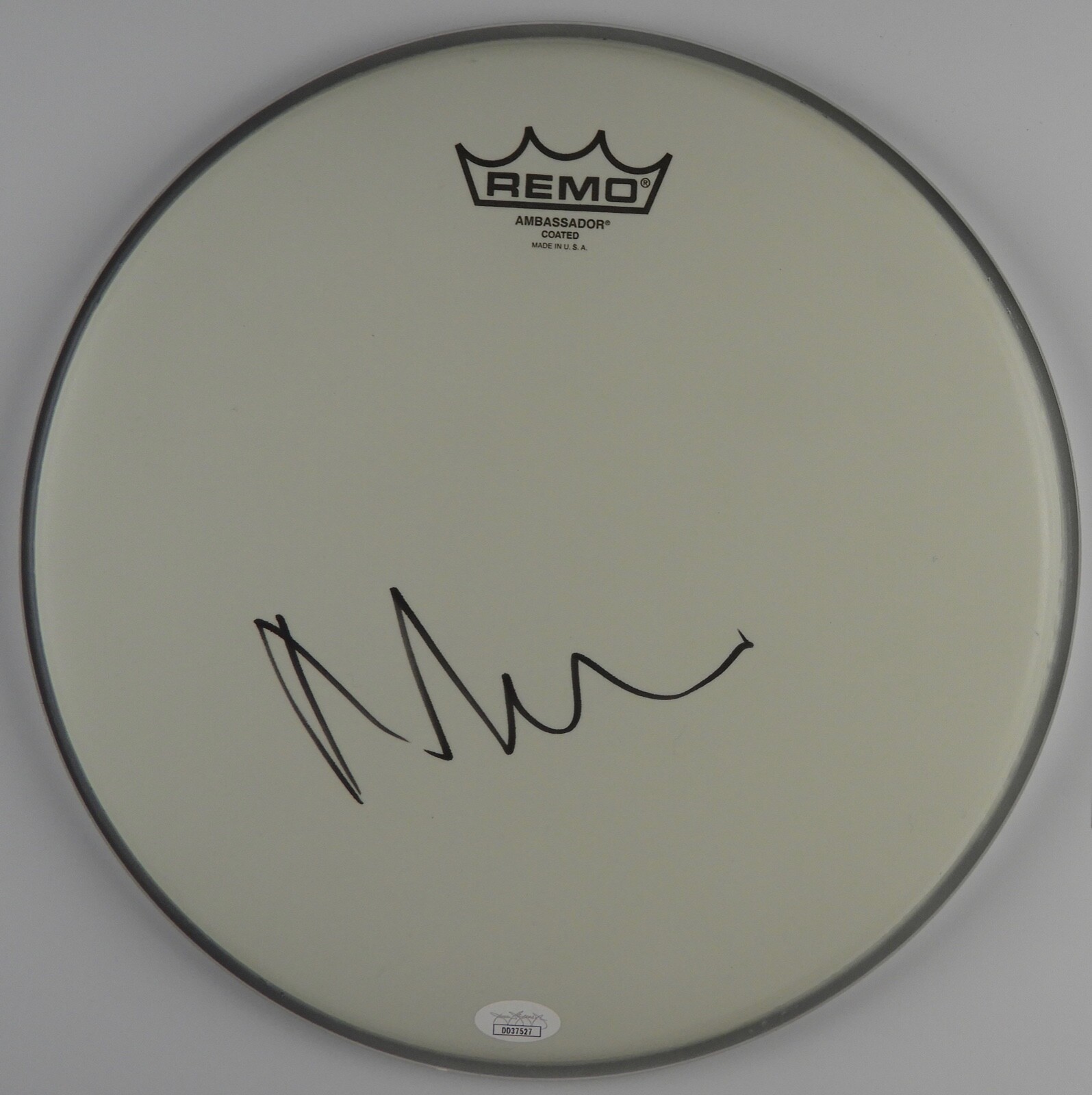 Nick Mason Pink Floyd Autograph Signed Drum Head JSA COA 12