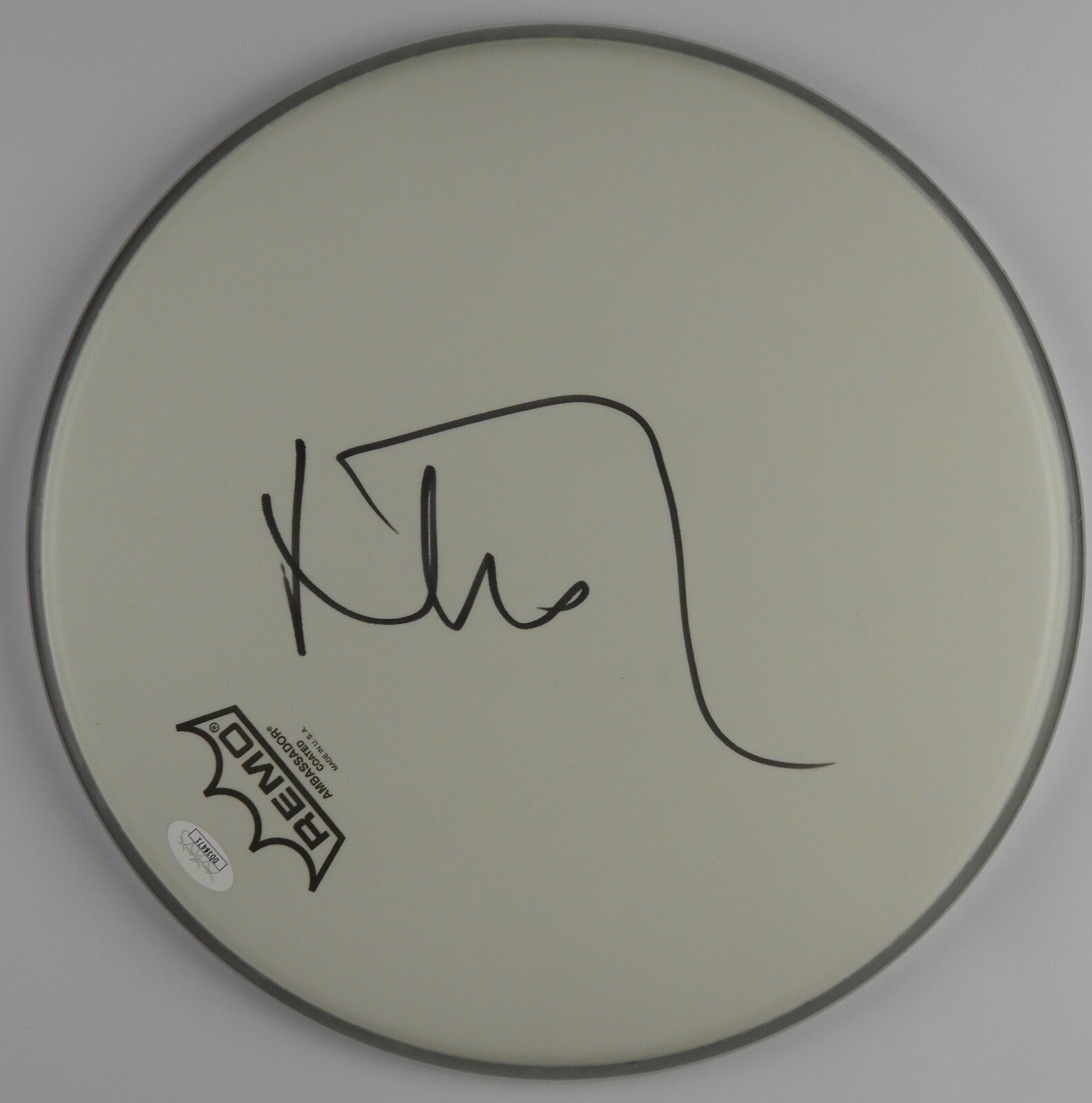 Nick Mason Pink Floyd Autograph Signed Drum Head JSA COA 12