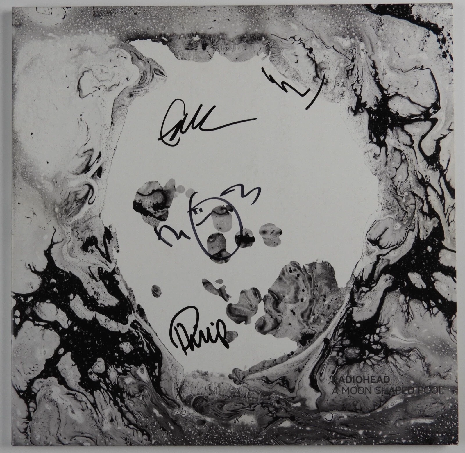 Radiohead Signed Autograph JSA Record Album Vinyl A Moon Shaped Pool