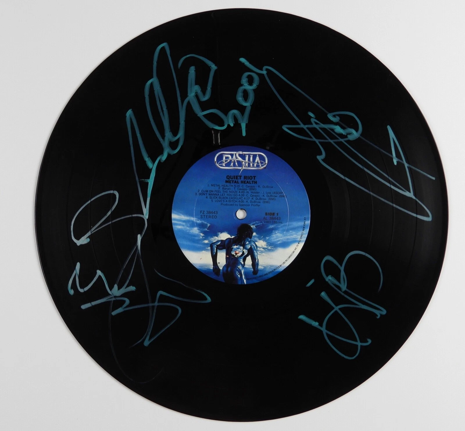 Quiet Riot Signed Autograph JSA Record Album Vinyl Metal Health Kevin DuBrow