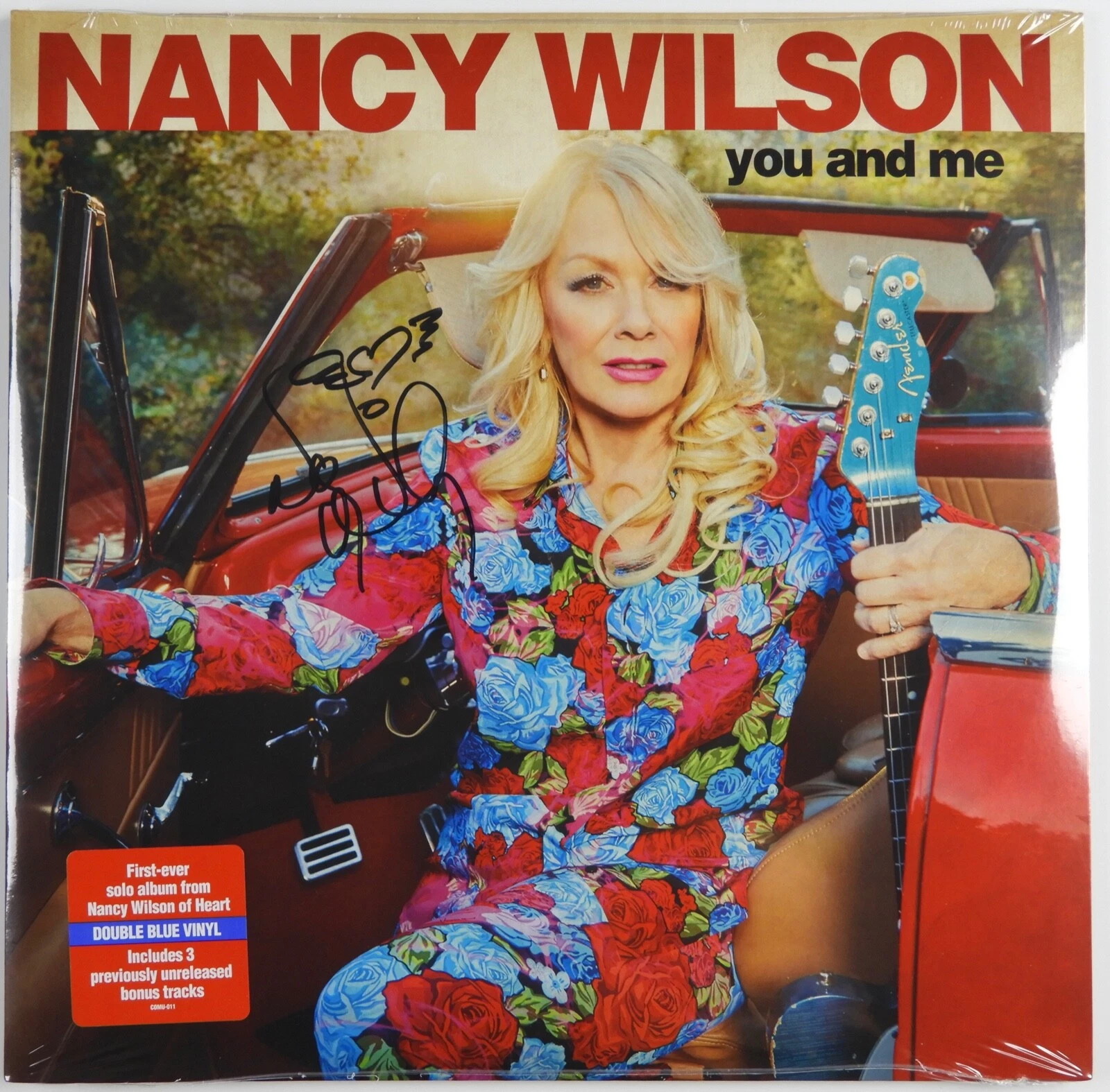 Nancy Wilson Heart Autograph Signed Record Album Sealed You And Me Blue Vinyl
