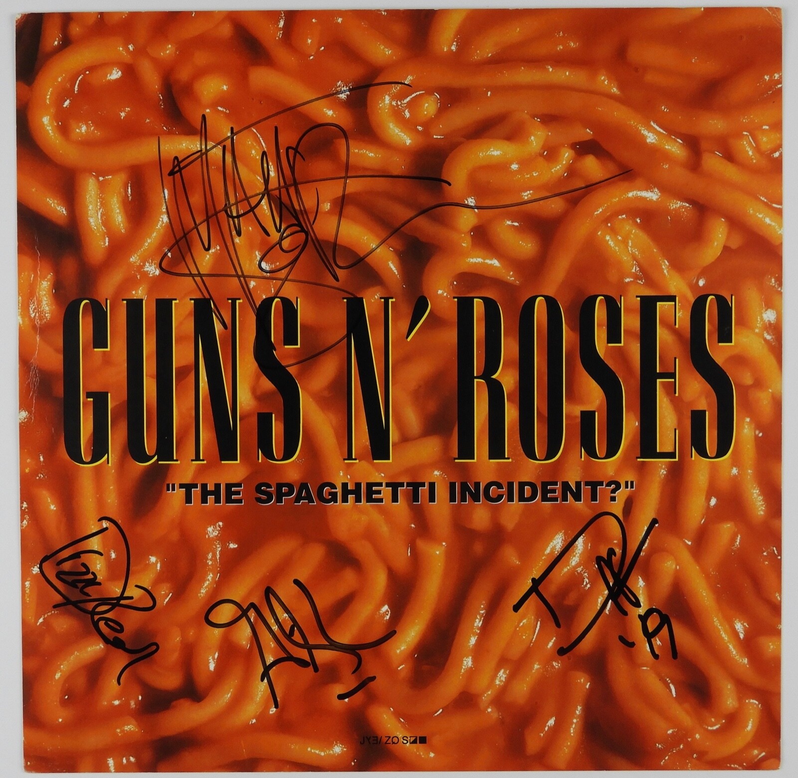 Guns n Roses JSA Signed Autograph 12 Album Flat Record Dizzy Reed Duff McKagan
