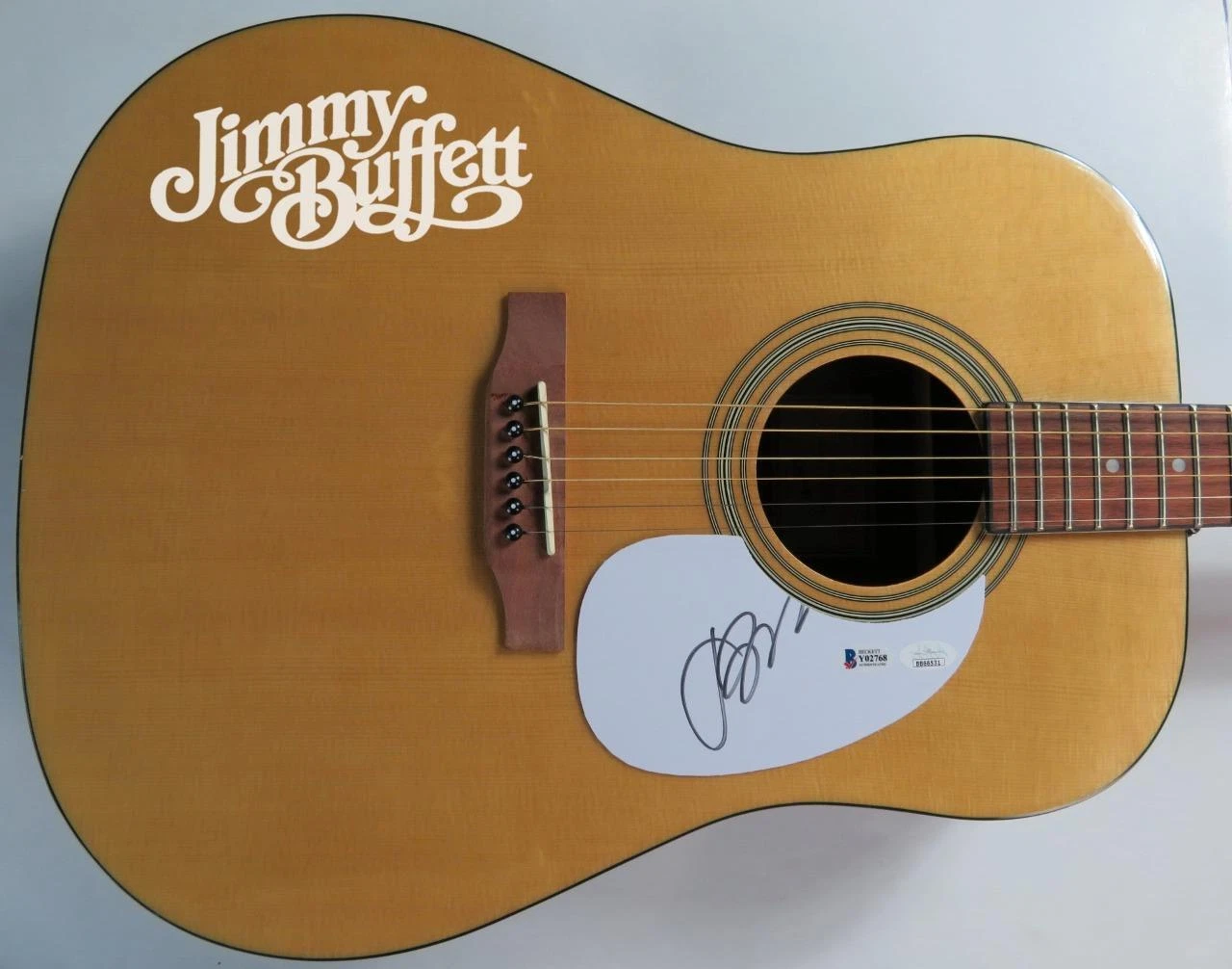 JIMMY BUFFETT Signed Autograph Auto Guitar JSA BAS