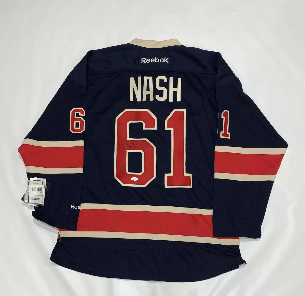 RICK NASH SIGNED NEW YORK RANGERS 85TH ANNIVERSARY JERSEY JSA COA LICENSED