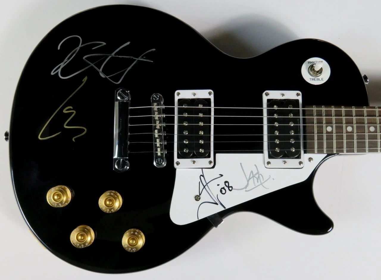 James Hetfield METALLICA Signed Autograph Auto Guitar by All 4 JSA BAS