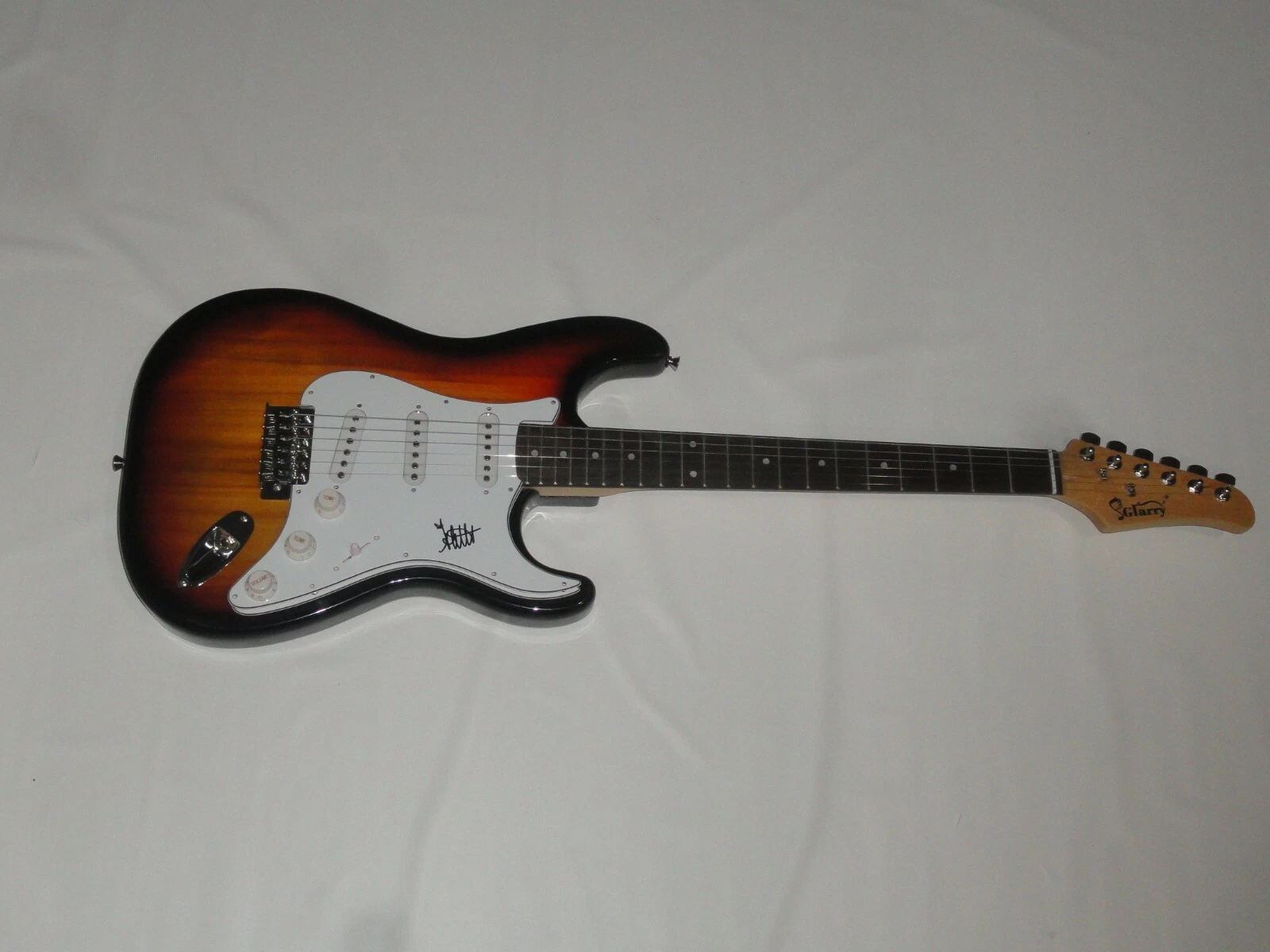 SHARON VAN ETTEN SIGNED SUNBURST ELECTRIC GUITAR ARE WE THERE RARE