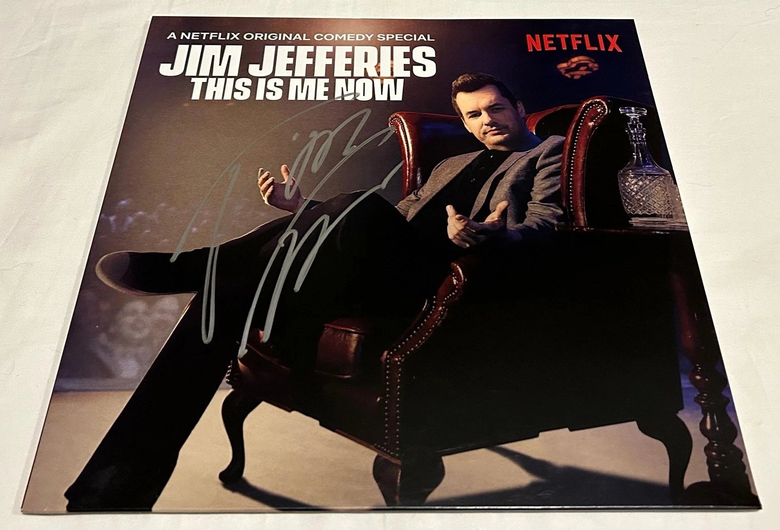 JIM JEFFERIES SIGNED THIS IS ME NOW VINYL RECORD JSA