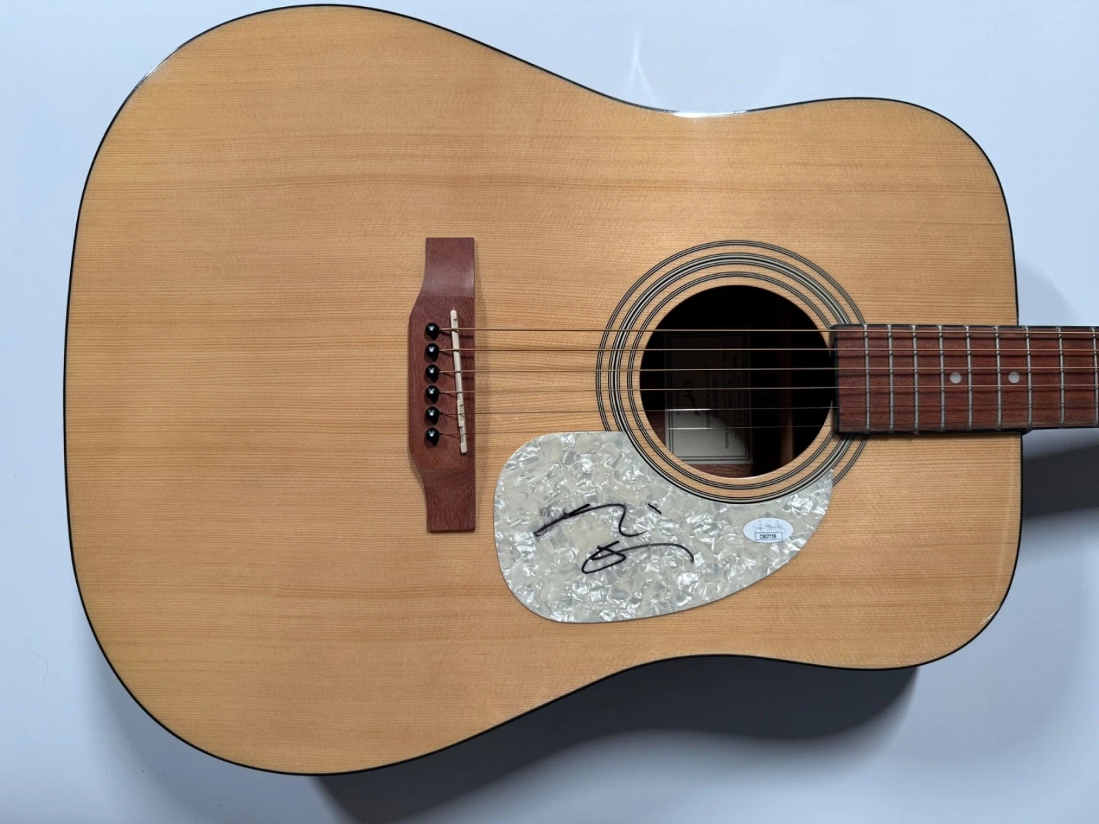 Gavin Adcock JSA Autograph Signed Guitar Epiphone Acoustic