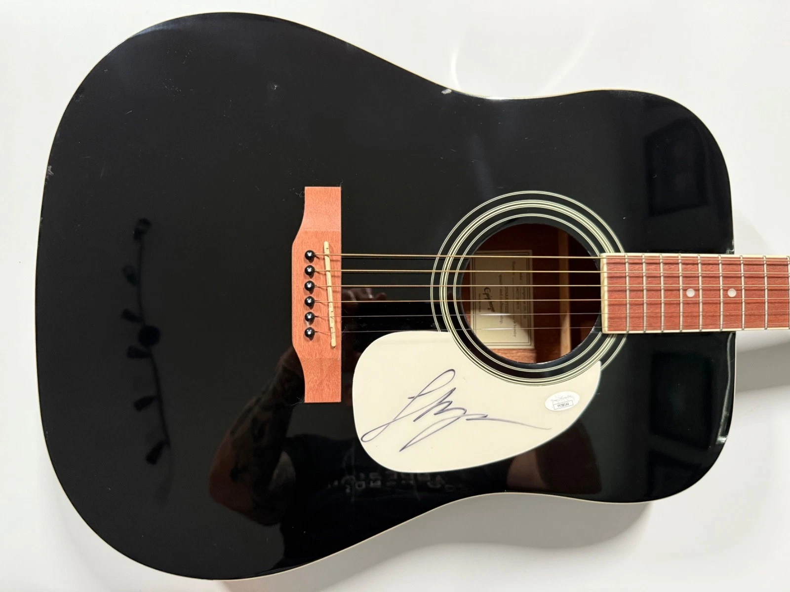 Luke Bryan JSA Autograph Signed Guitar Epiphone Acoustic