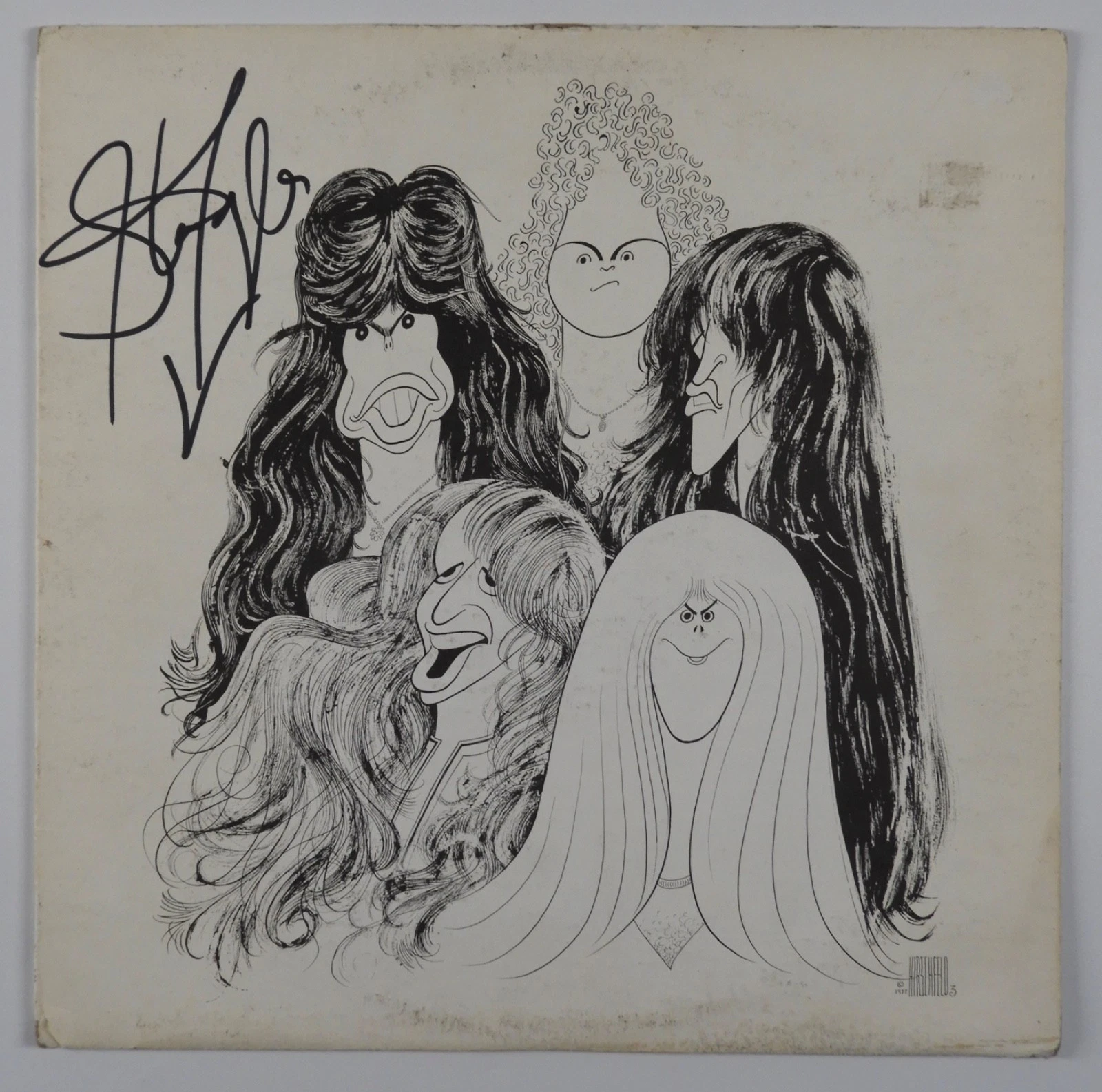 Steven Tyler Aerosmith JSA Signed Autograph Album Record Cover
