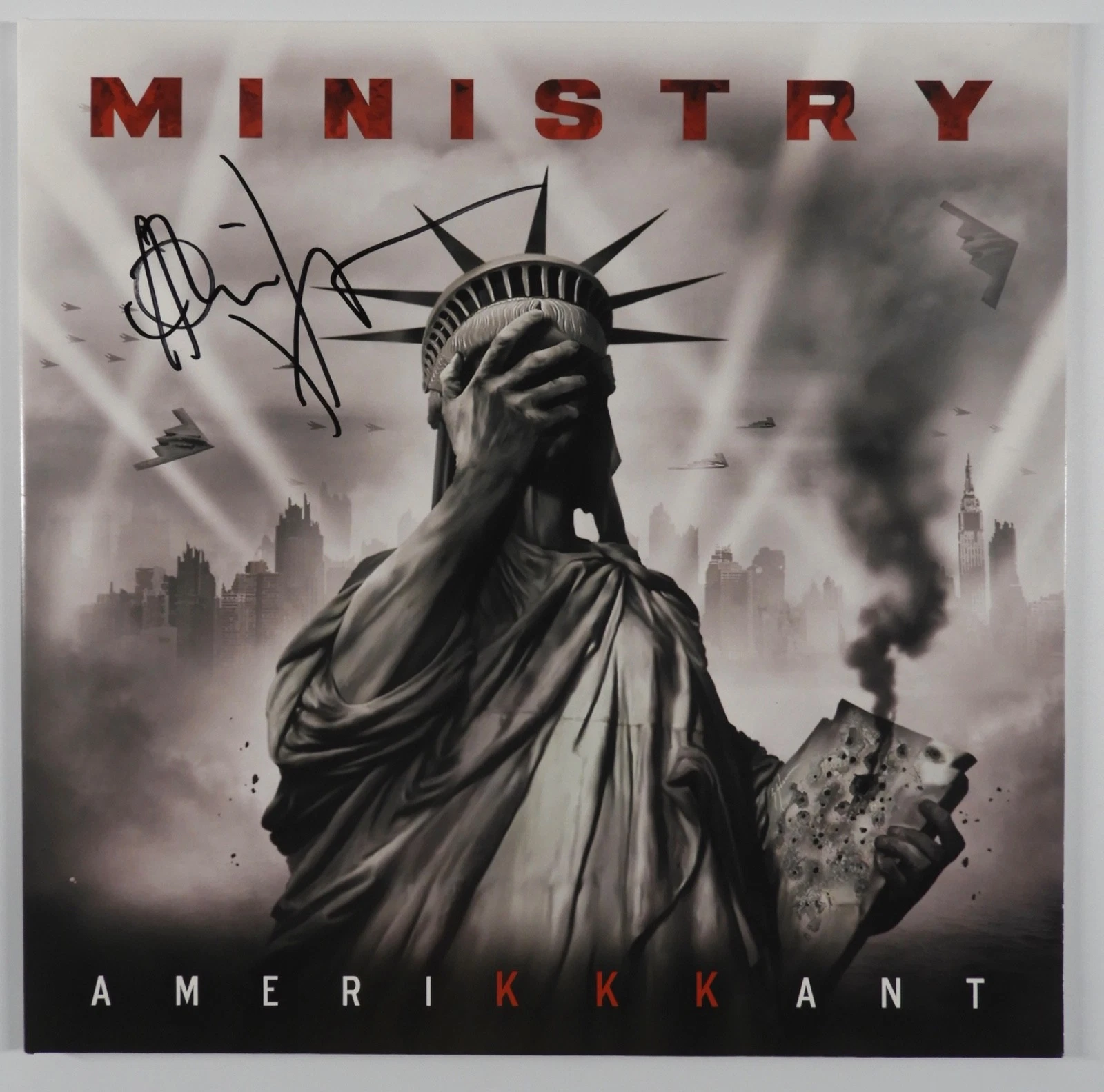 Ministry Al Jourgensen Signed Autograph Record Album JSA Vinyl Amerikkkant