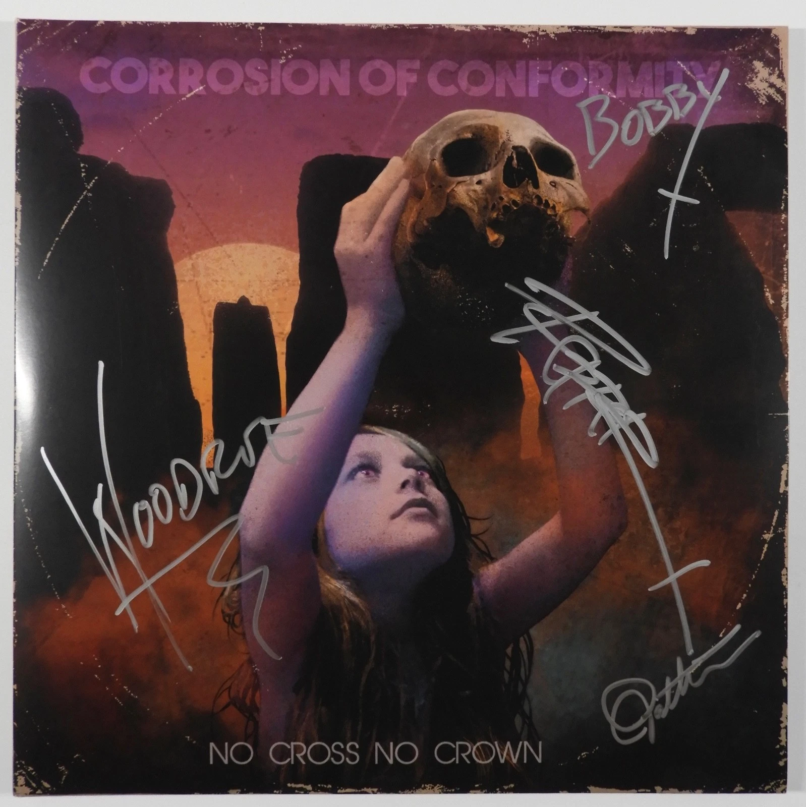 Corrosion Of Conformity JSA Signed Autograph Record Album Vinyl No Cross