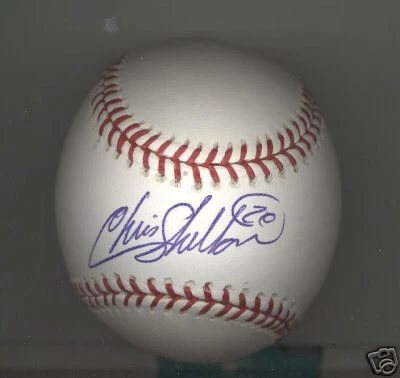 CHRIS SHELTON TIGERS SIGNED OFFICIAL ML BALL
