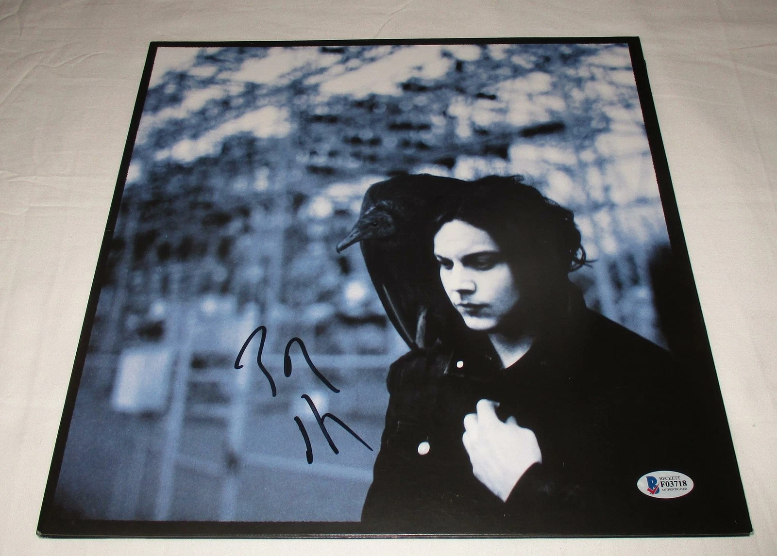 JACK WHITE SIGNED BLUNDERBUS VINYL RECORD BAS BECKETT