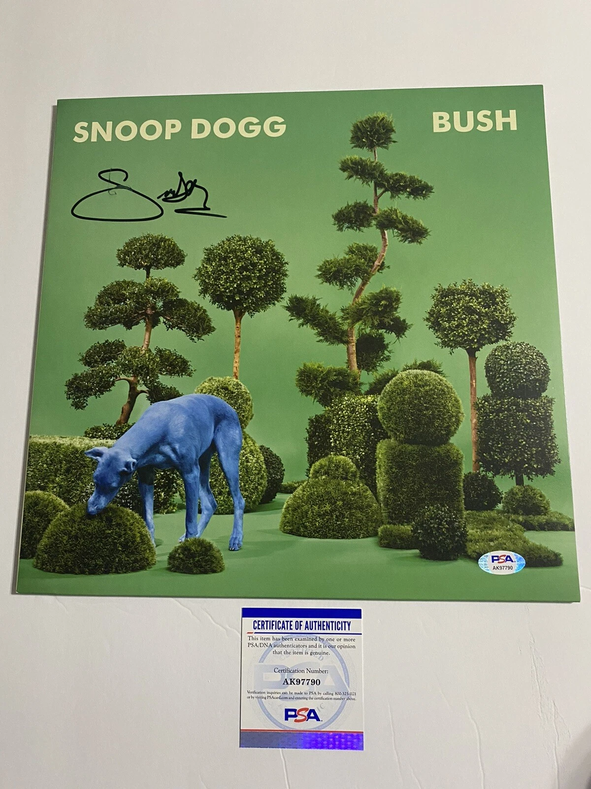Snoop Dogg signed autographed vinyl record ‘Bush’ PSA COA