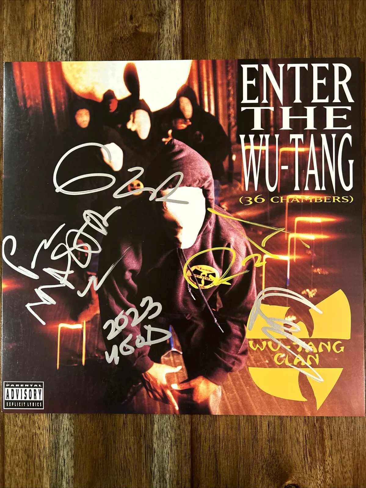 ‘Wu Tang Clan’ Signed ‘36 Chambers’ Vinyl Album Record Wu-Tang PROOF Raekwon RZA