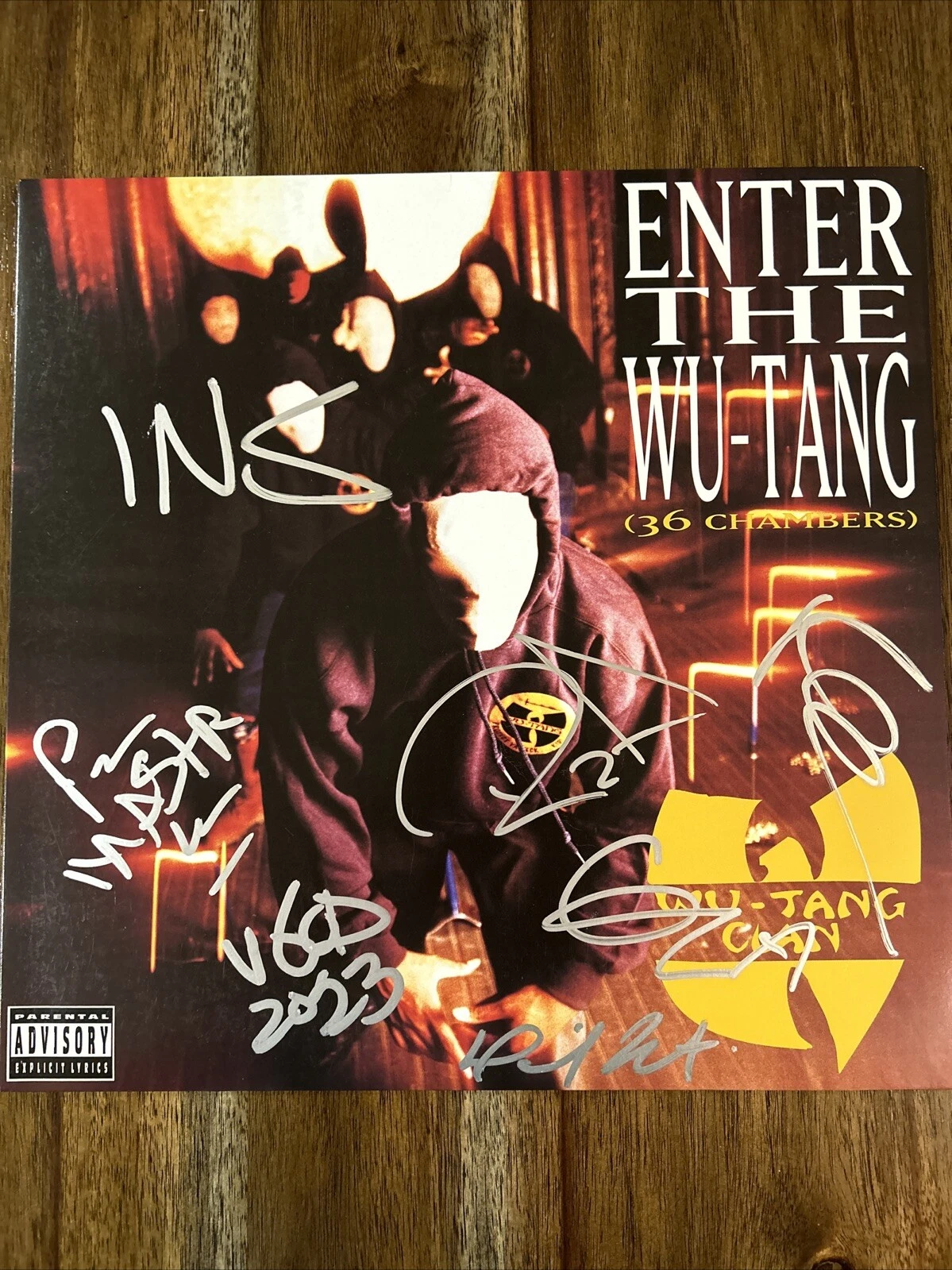 ‘Wu Tang Clan’ Signed ‘36 Chambers’ Vinyl Album Record Wu-Tang PROOF Raekwon RZA
