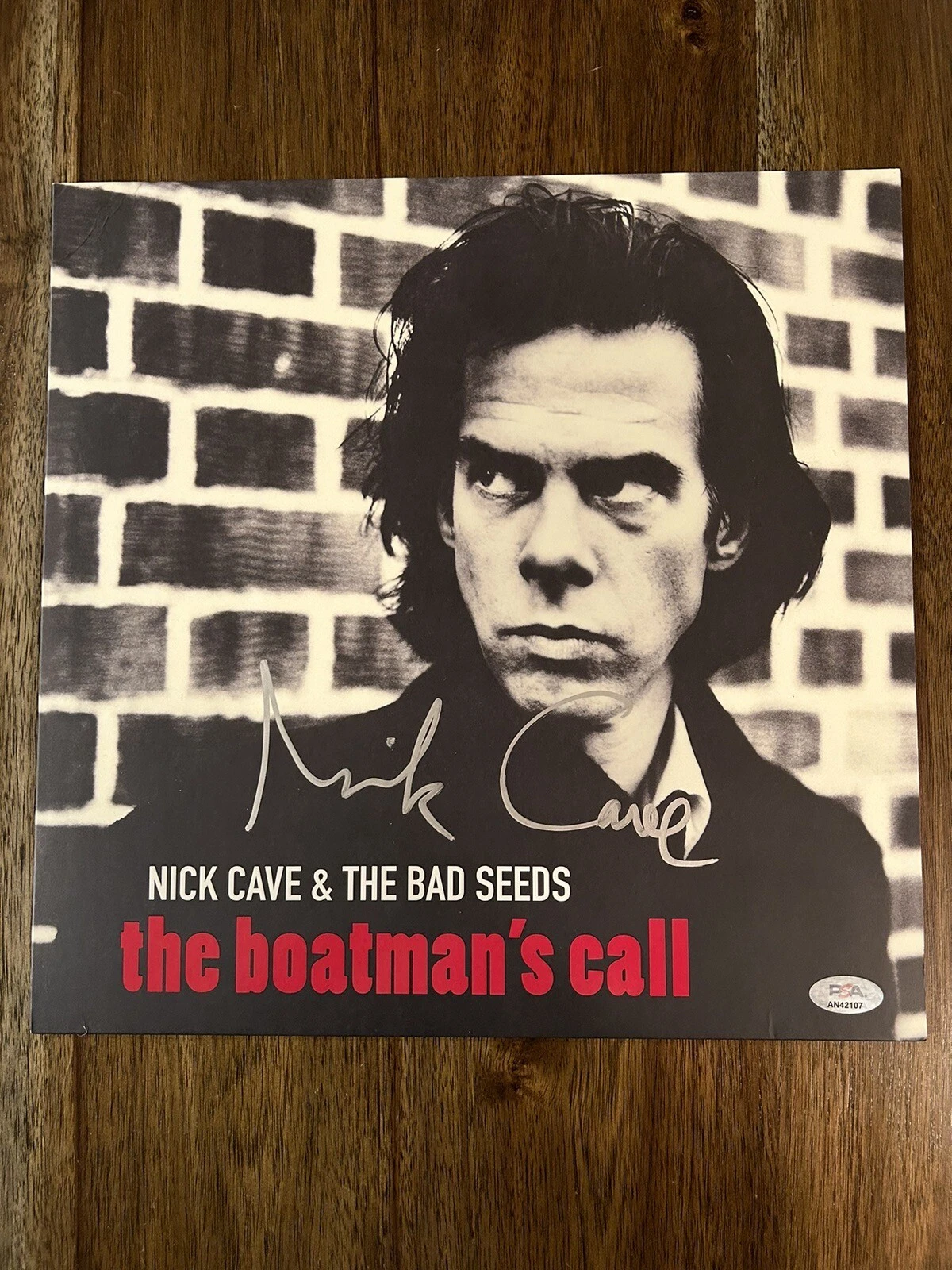 ‘Nick Cave’ Signed ‘The Boatman’s Call’ Vinyl Album The Bad Seeds PSA COA PROOF