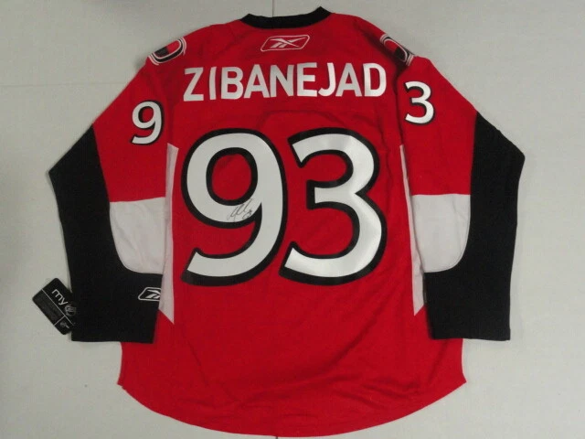 MIKA ZIBANEJAD SIGNED REEBOK PREMIER OTTAWA SENATORS JERSEY LICENSED