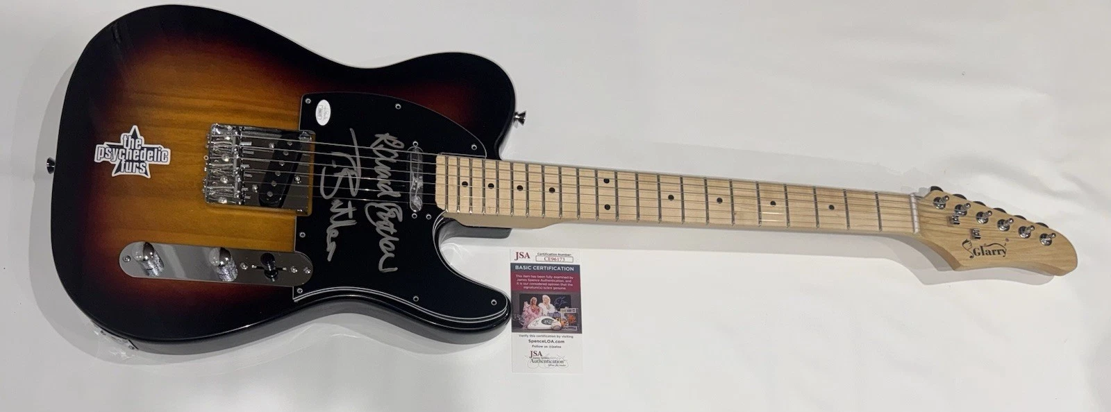 THE PSYCHEDELIC FURS SIGNED SUNBURST ELECTRIC GUITAR RICHARD BUTLER TIM JSA COA