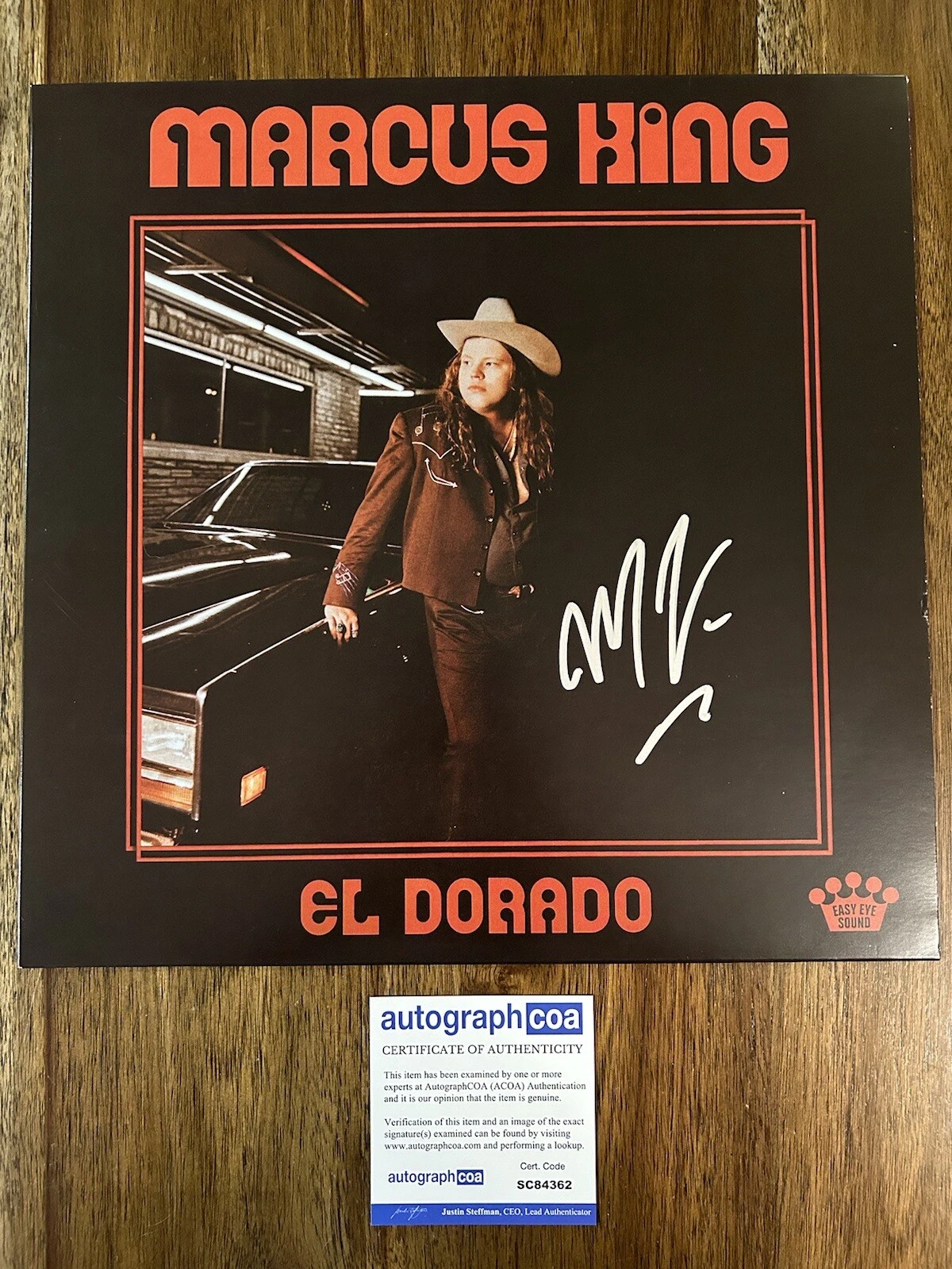 ‘Marcus King’ Signed Vinyl Album LP Blues ‘El Dorado’ ACOA