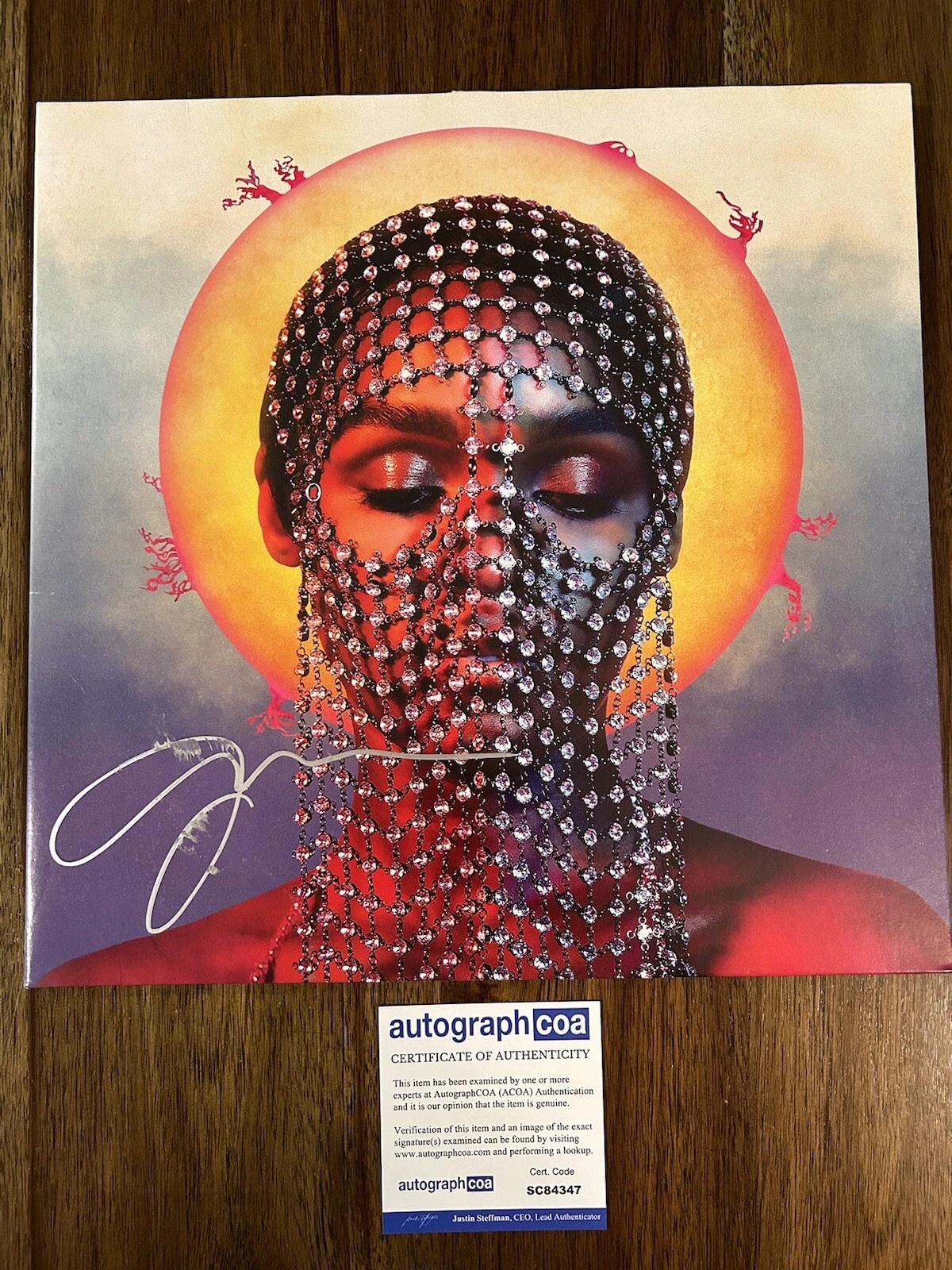 Janelle Monae ‘Dirty Computer’ Signed Vinyl Album LP Pop Singer ACOA