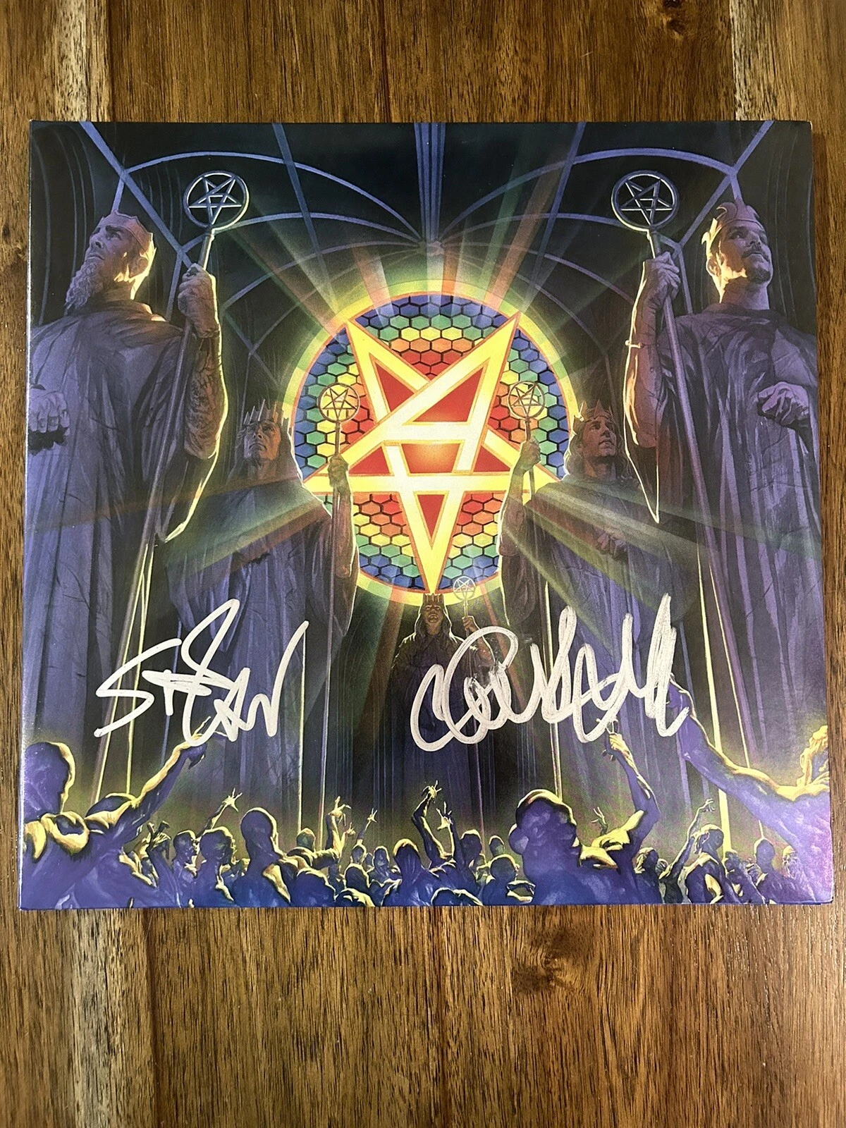 Scott Ian & Charlie Benante ‘Anthrax’ Signed Vinyl Album ‘For All Kings’