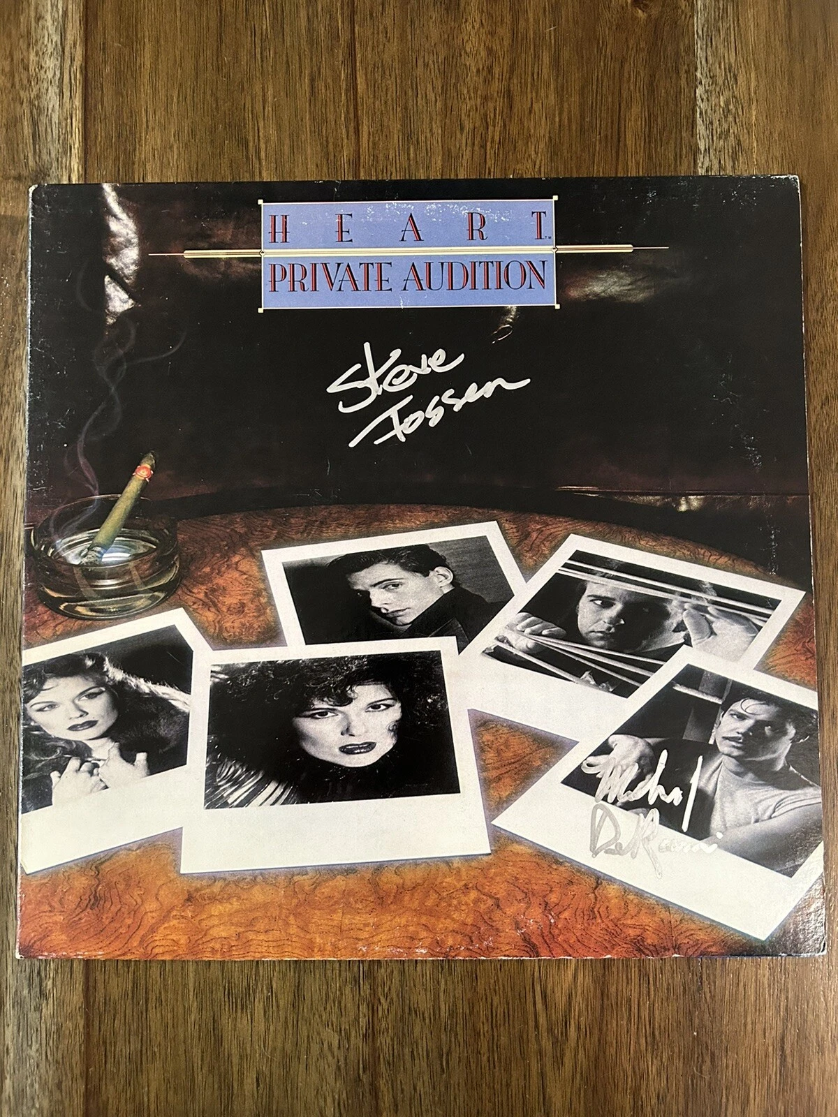 Michael DeRosier & Steve Fossen ‘Heart’ Signed Vinyl Album ‘Private Audition’