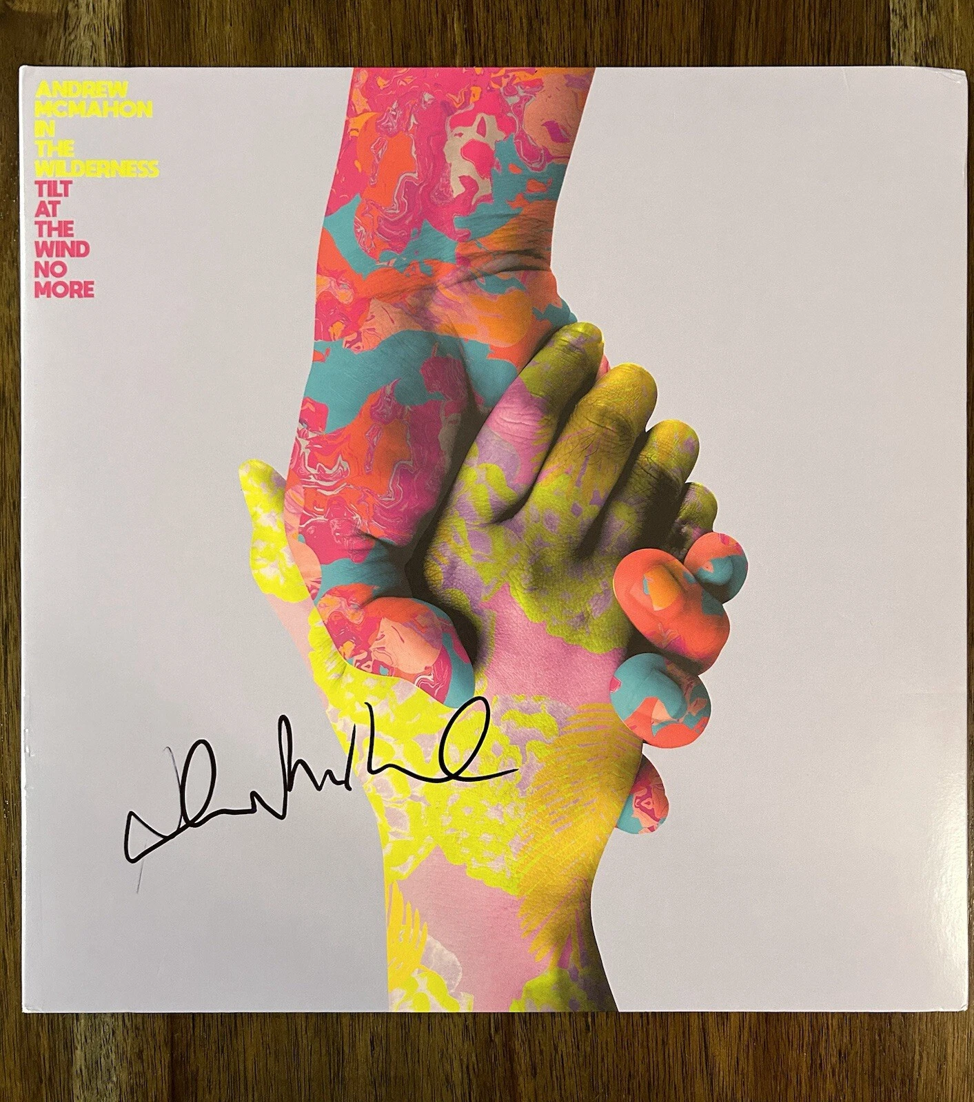 Andrew McMahon Signed Vinyl Album ‘Tilt At The Wind No More’ The Wilderness