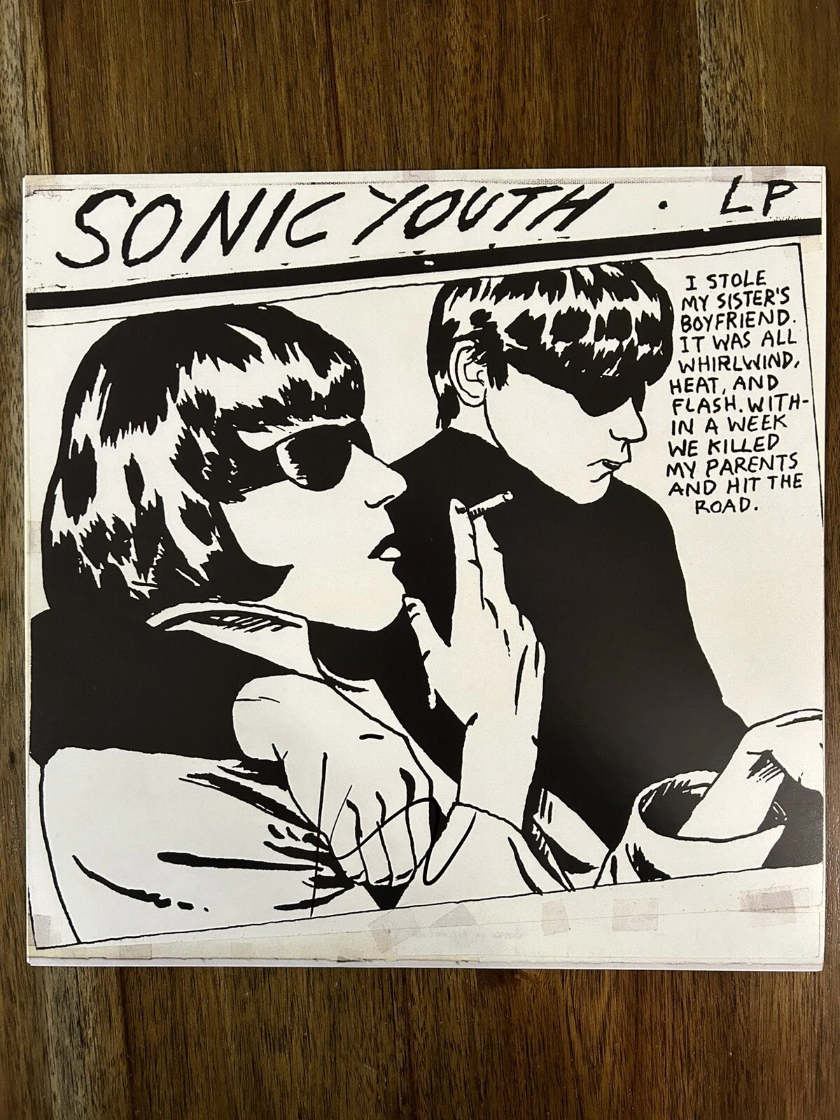Kim Gordon ‘Sonic Youth’ Signed Vinyl Album ‘Goo’ Beckett BSA Certified