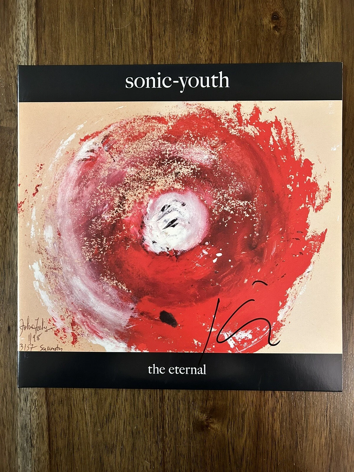 Kim Gordon ‘Sonic Youth’ Signed Vinyl Album ‘The Eternal’ Beckett Certified