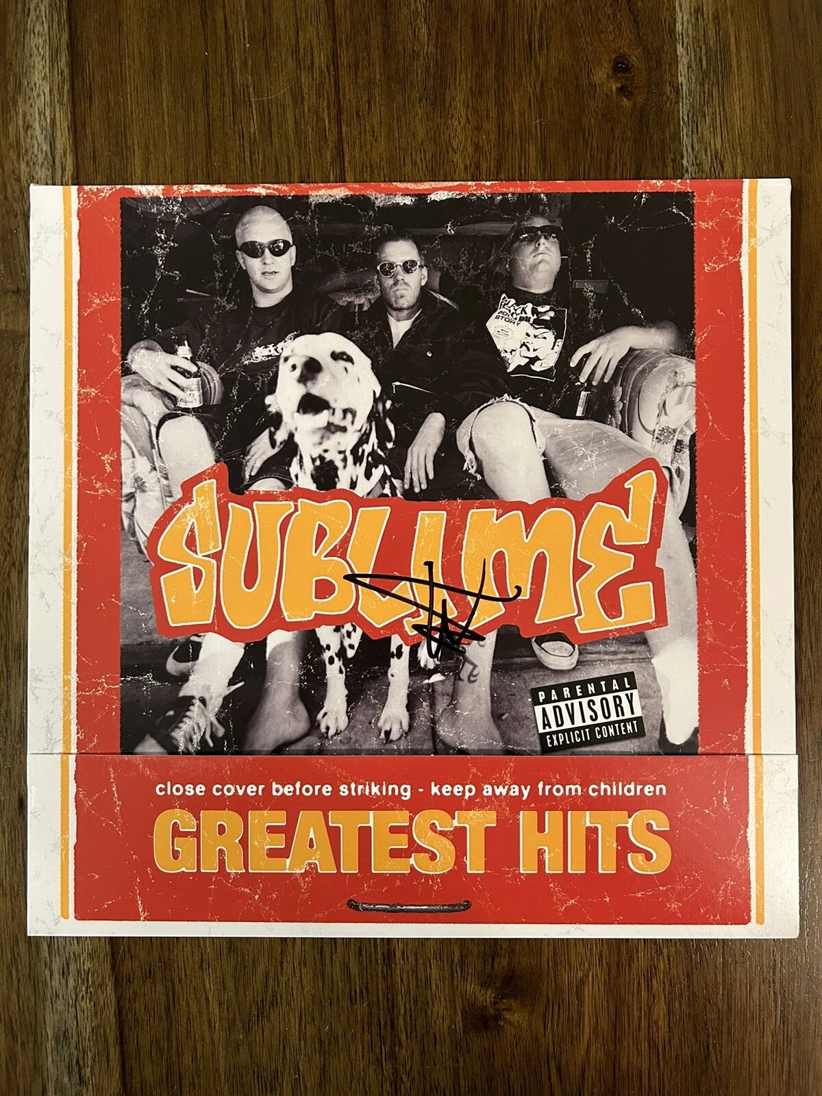 Eric Wilson ‘Sublime’ Bassist Signed Vinyl Album ‘Greatest Hits’ Beckett