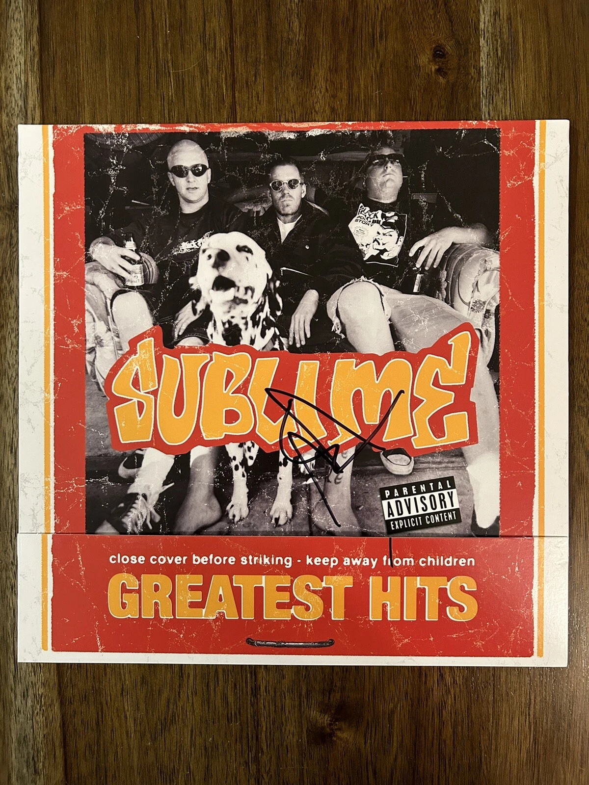 Eric Wilson ‘Sublime’ Bassist Signed Vinyl Album ‘Greatest Hits’ Beckett