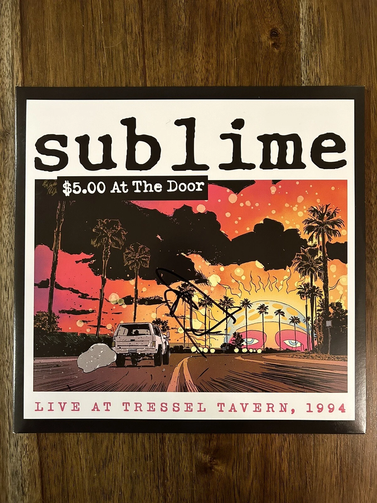 Eric Wilson ‘Sublime’ Bassist Signed Vinyl Album ‘$5 At The Door’ Beckett