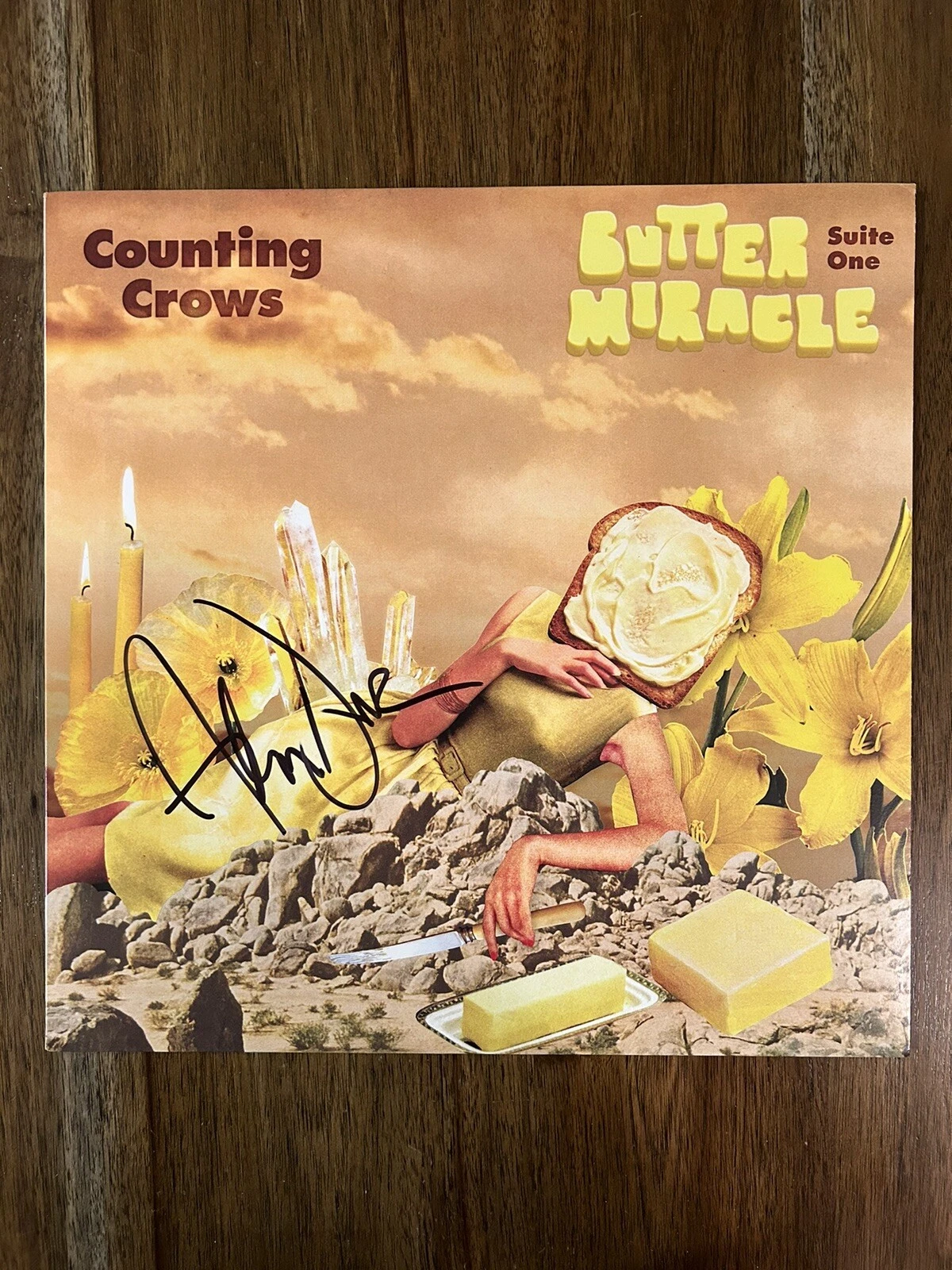 Adam Duritz ‘Counting Crows’ Signed Vinyl Album ‘Butter Miracle’ Beckett