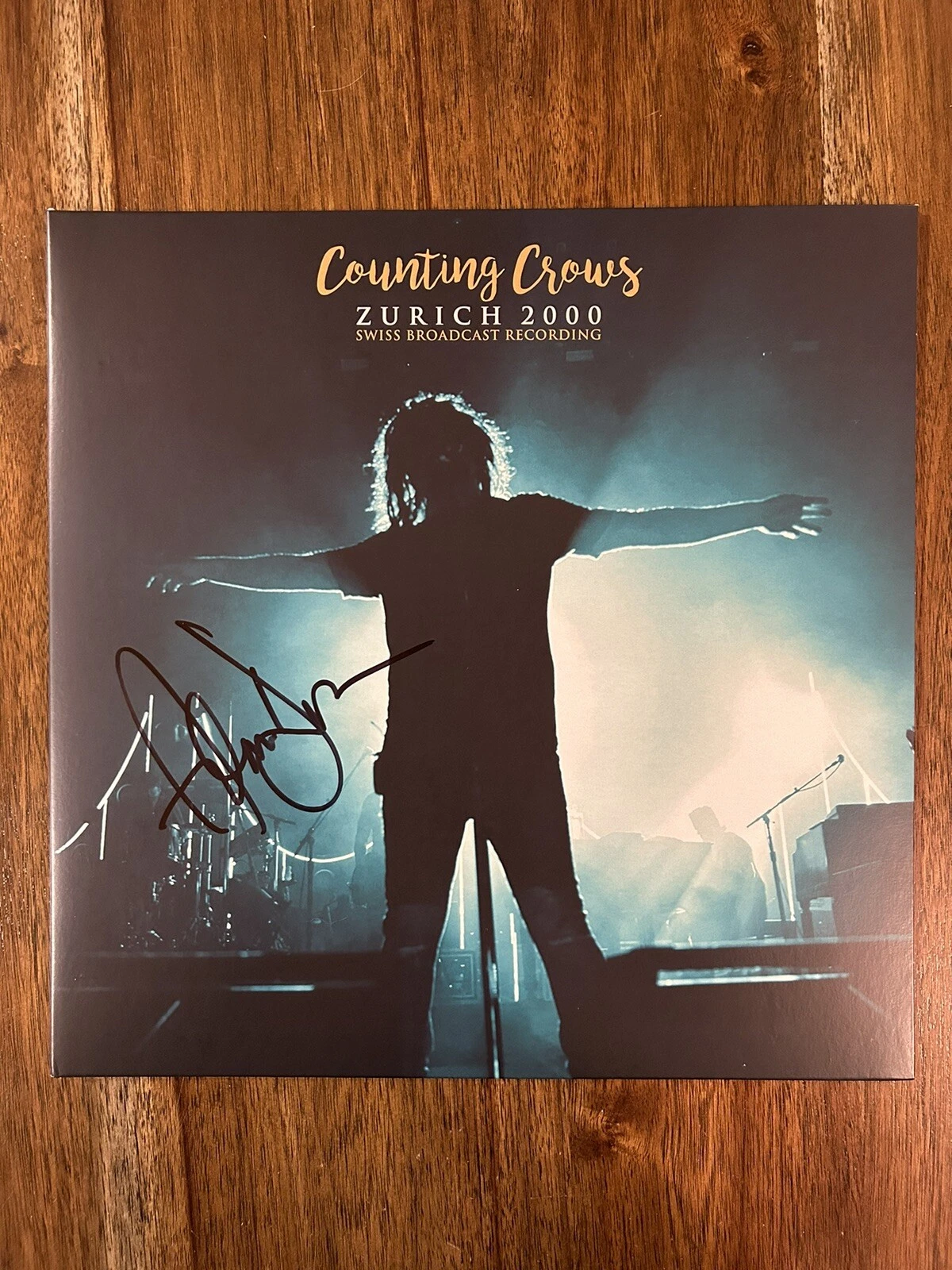 Adam Duritz ‘Counting Crows’ Signed Vinyl Album ‘Zurich 2000’ Beckett