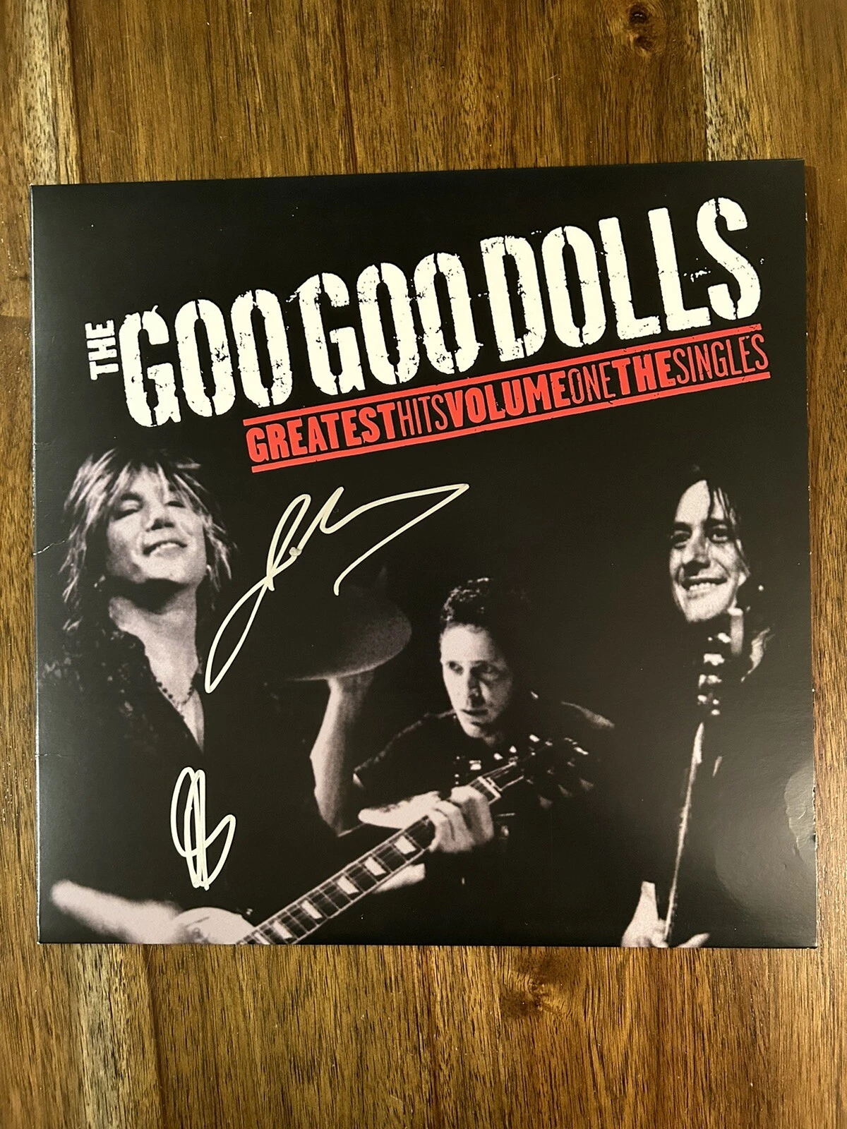 John Rzeznik & Robby ‘Goo Goo Dolls’ Signed Vinyl Album Greatest Hits Beckett