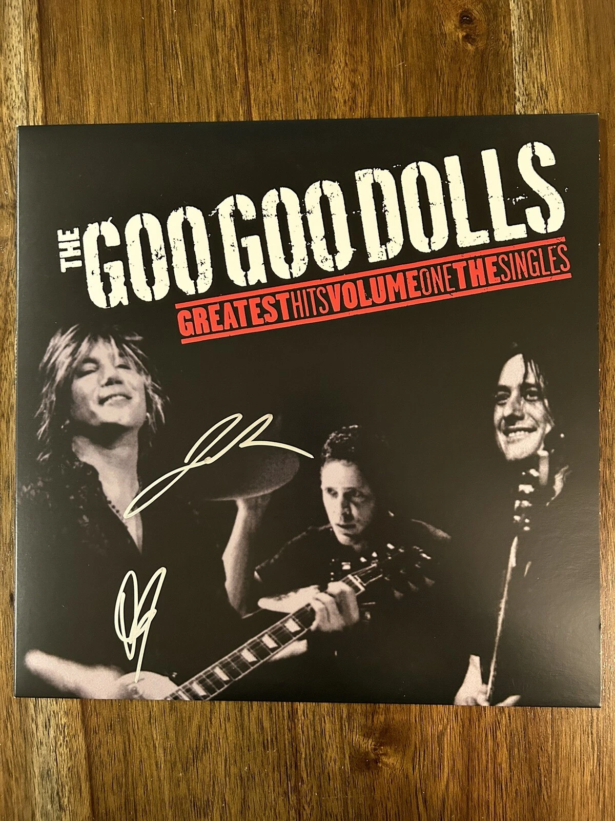 John Rzeznik & Robby ‘Goo Goo Dolls’ Signed Vinyl Album Greatest Hits Beckett