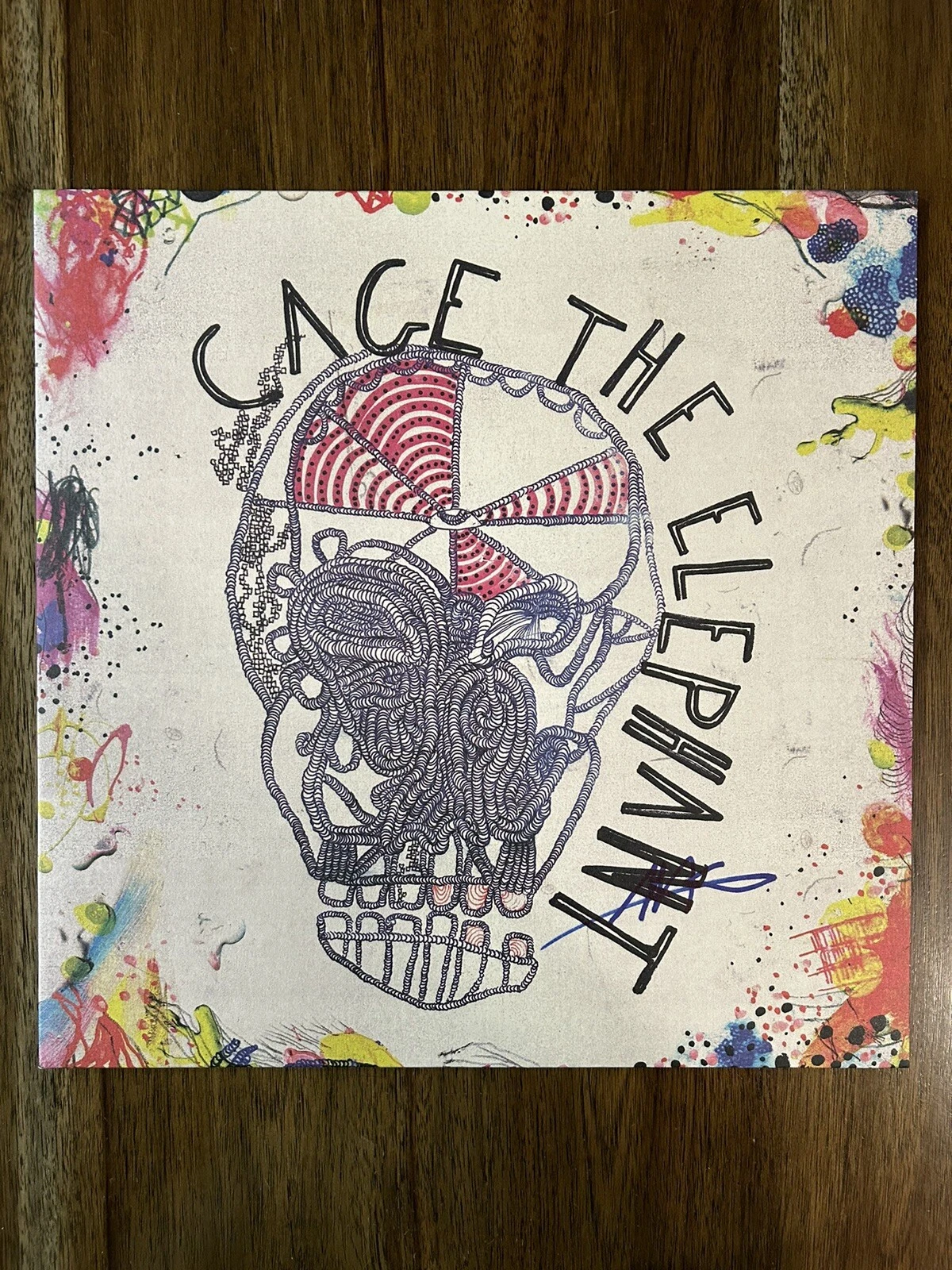 Matt Shultz ‘Cage The Elephant’ Signed Vinyl Album ‘Self Titled’ Beckett