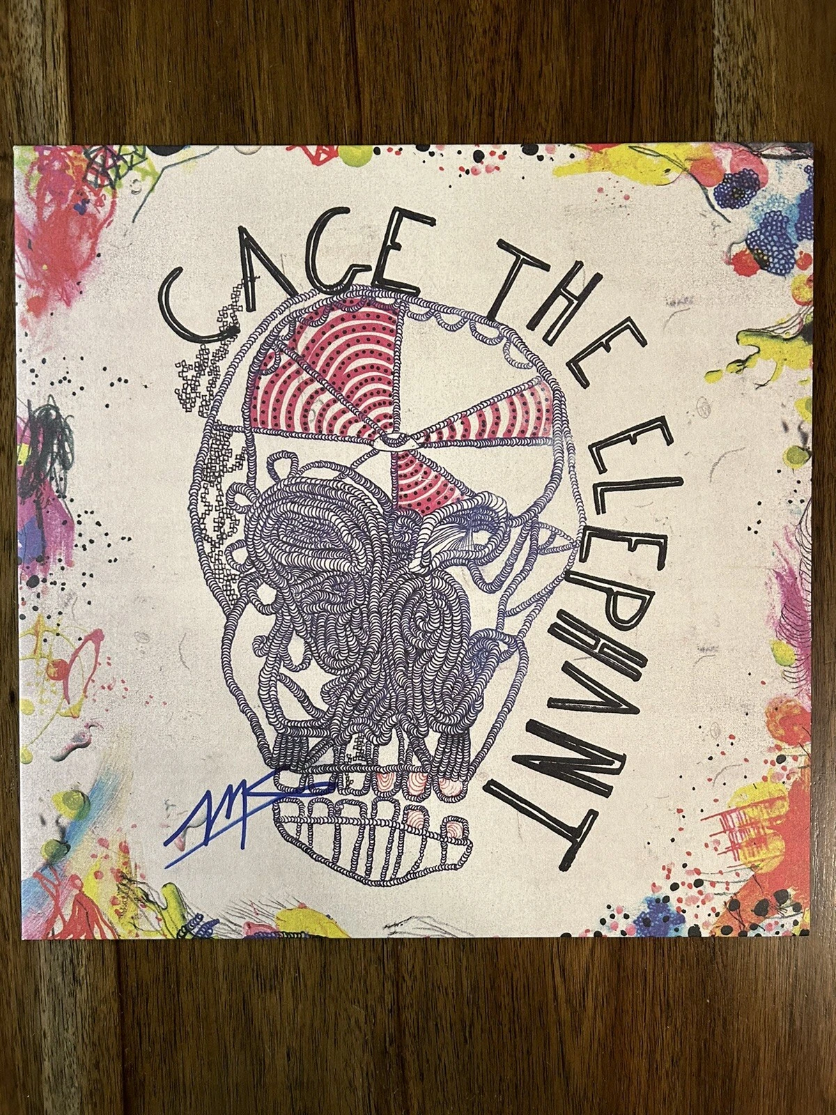 Matt Shultz ‘Cage The Elephant’ Signed Vinyl Album ‘Self Titled’ Beckett