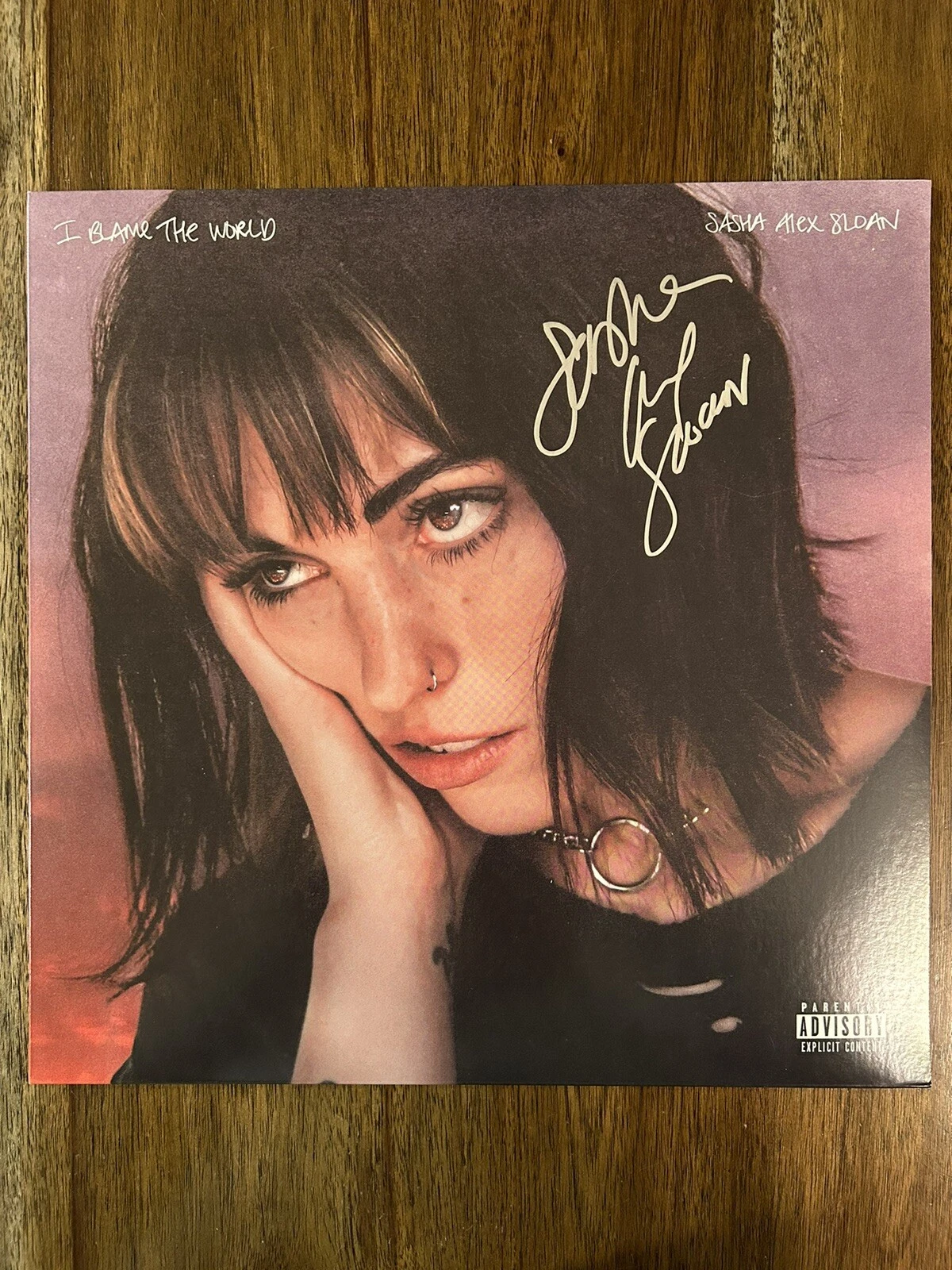 ‘Sasha Alex Sloan’ Signed Vinyl Album ‘I Blame The World’ Pop Singer Beckett