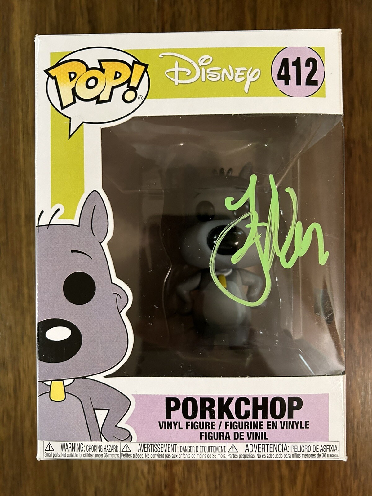 Fred Newman ‘Doug’ Signed Funko Pop ‘Porkchop’ Beckett Certified RARE Disney