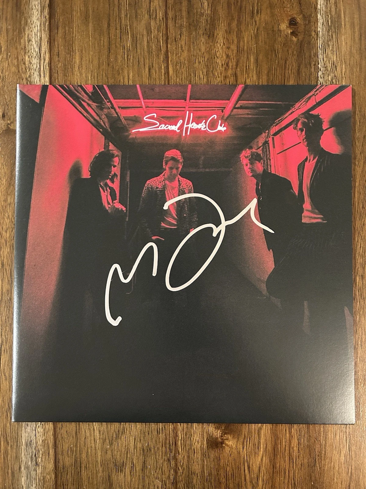 Mark Foster ‘Foster The People’ Signed Vinyl Album ‘Sacred Hearts Club’ Beckett